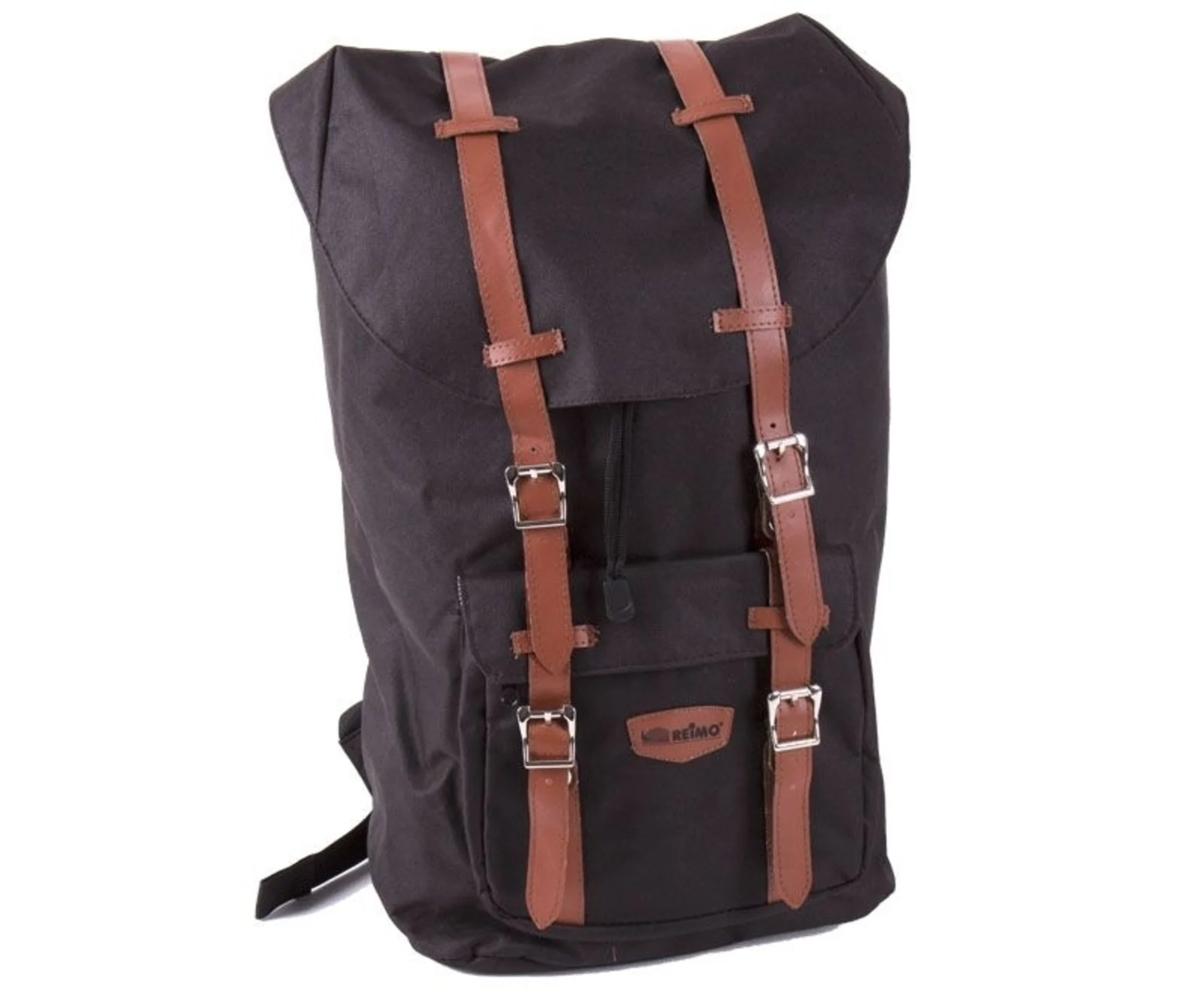 Sac à dos noir avec compartiment intérieur séparé pour ordinateur portable - REIMO