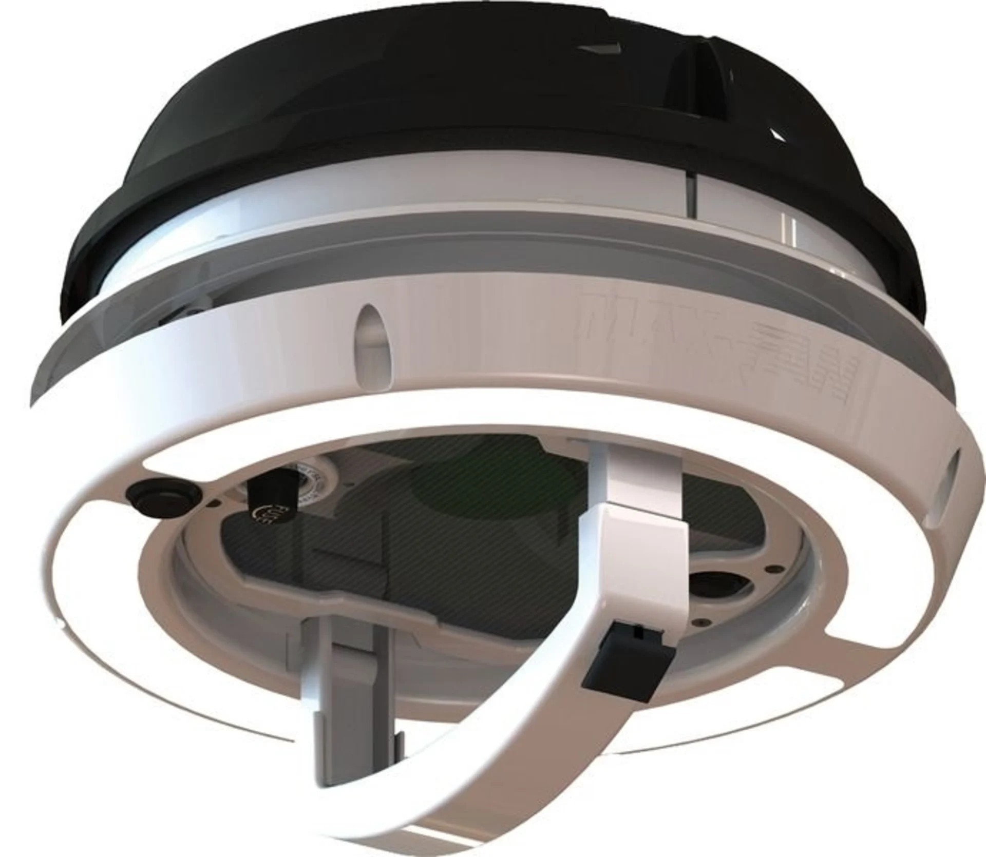 Maxxair MaxxFan Dome Plus 12V Dachlüfter mit LED-Beleuchtung - Schwarz