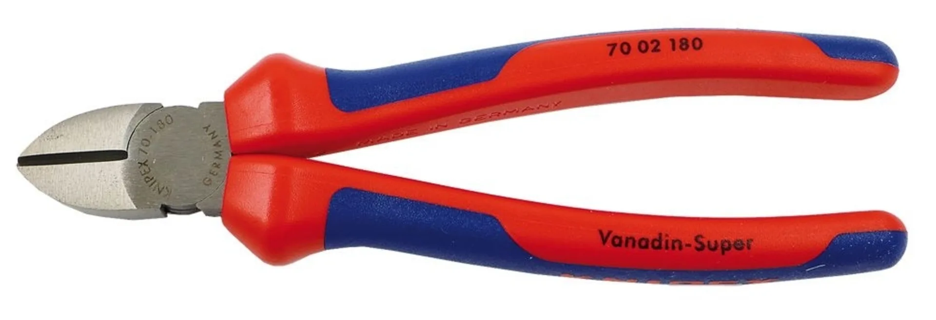 Knipex Seitenschneider 180 mm Schneide mit Facette