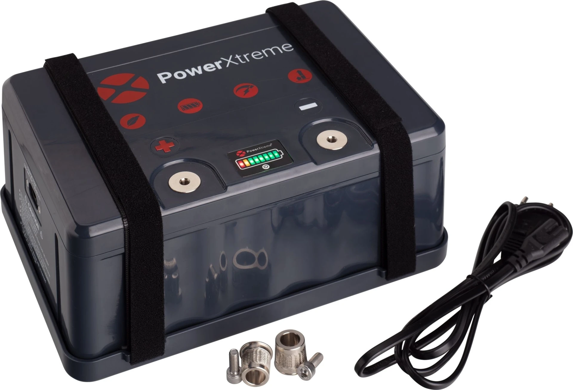 Batterie au lithium EmergoPlus PowerXtreme X20 avec chargeur intégré 12 V / 20 Ah