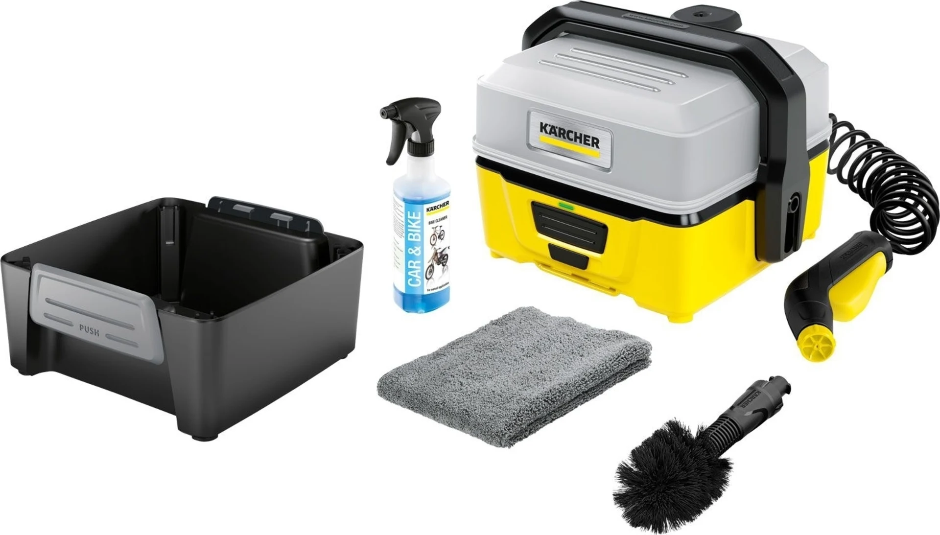 Kärcher Mobile Outdoor Cleaner OC 3 Nettoyeur basse pression à batterie, Bike Box inclus