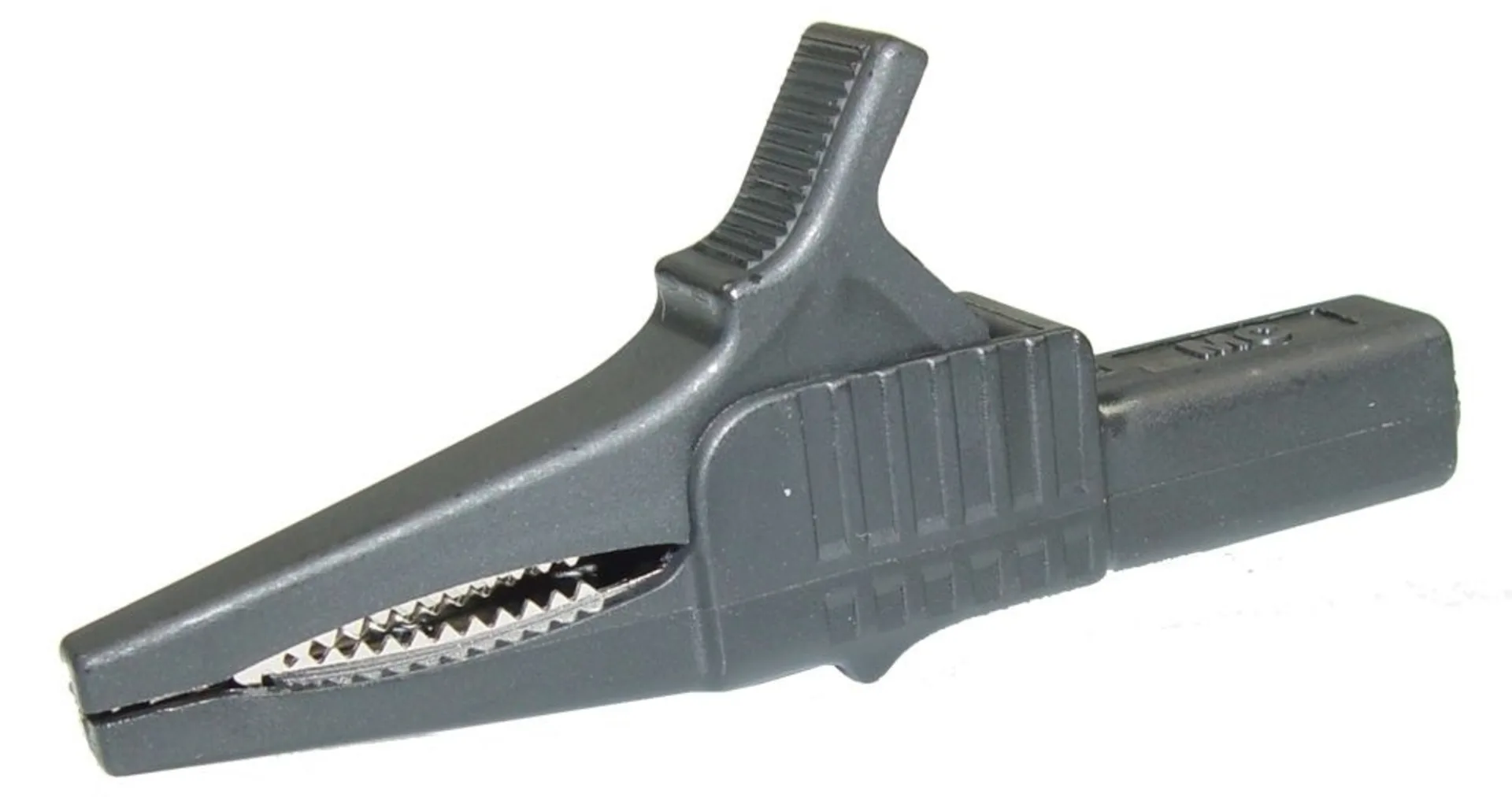 ELBRO Krokodil-Klemme isoliert schwarz / 82mmXKK1001SZ Länge 82 mm