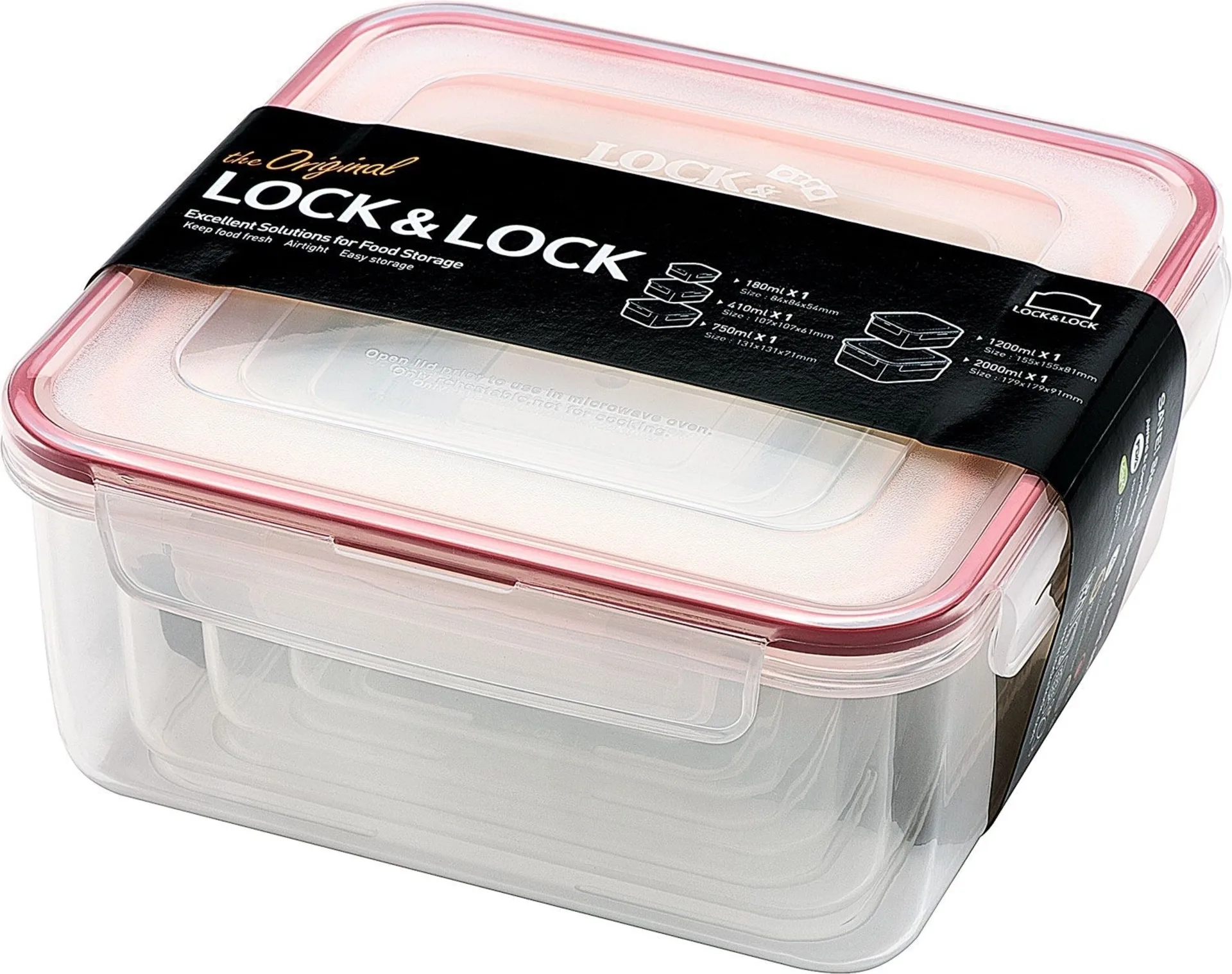 LocknLock Classic Box Set 5 pcs.