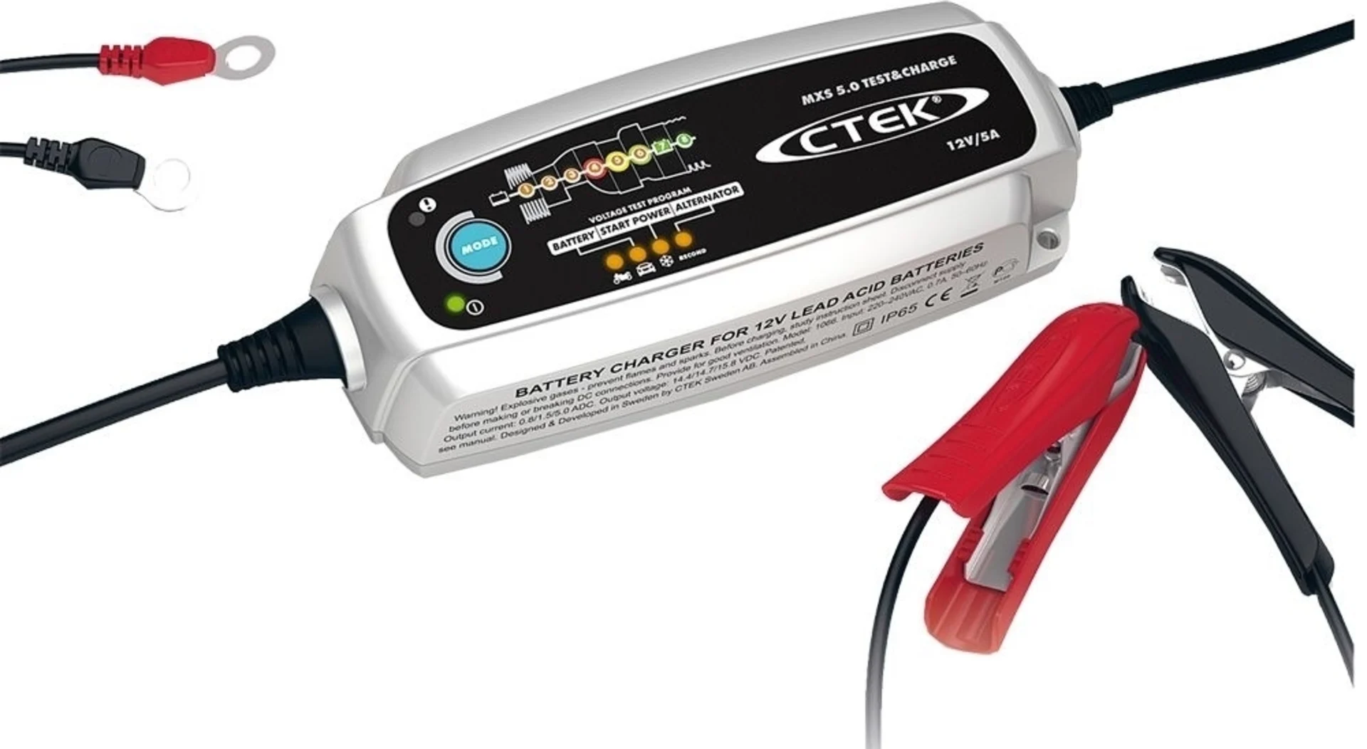 CTEK - Batterielade- und testgerät 12V 5A MXS 5.0 168x65x38mm CTEK - Batterielade- und testgerät 12V 5A MXS 5.0 168x65x38mm