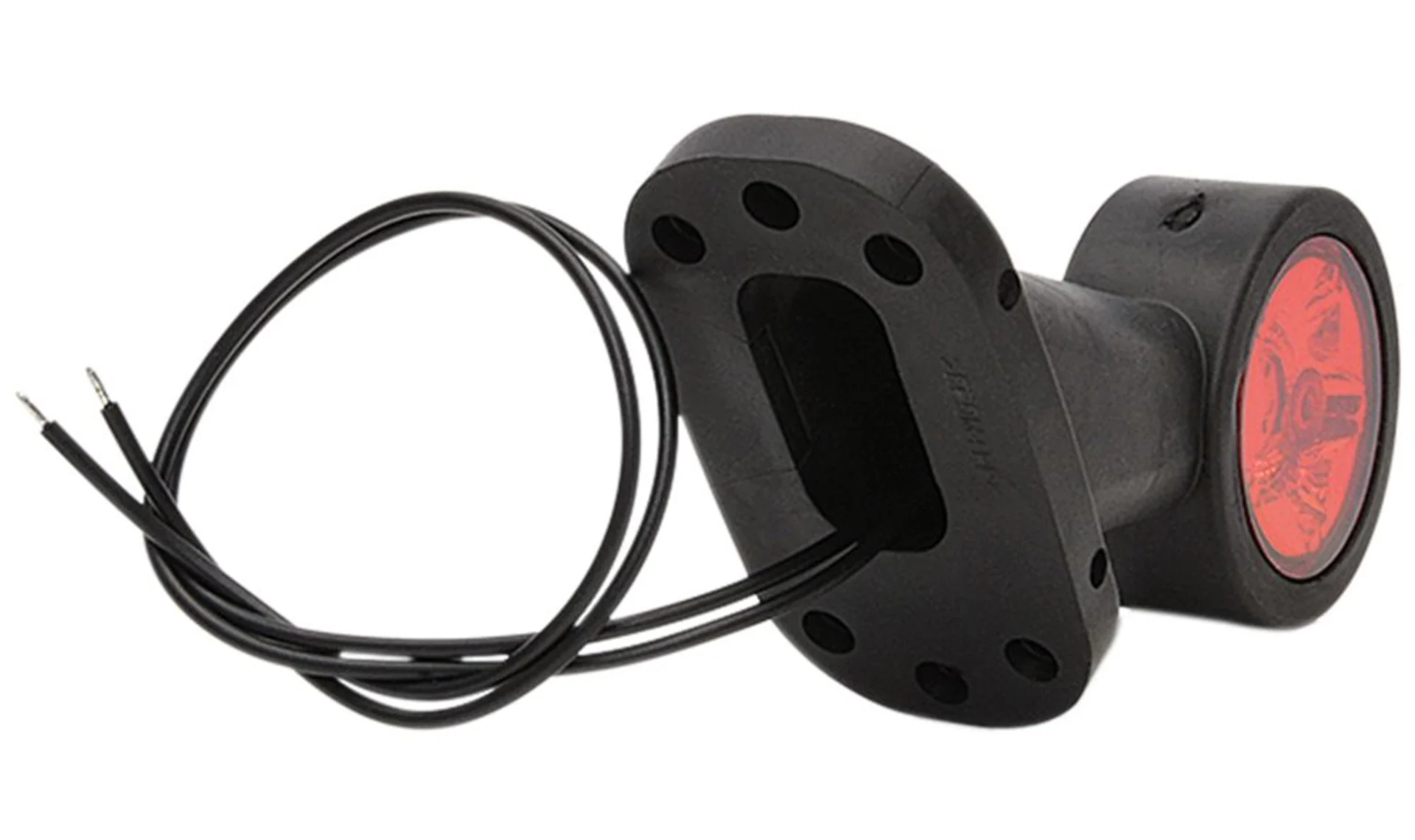 WAS - LED-Umrissleuchte STAR 12/24 V links
 134.5 x 108 mm, Halterung 45°, IP68