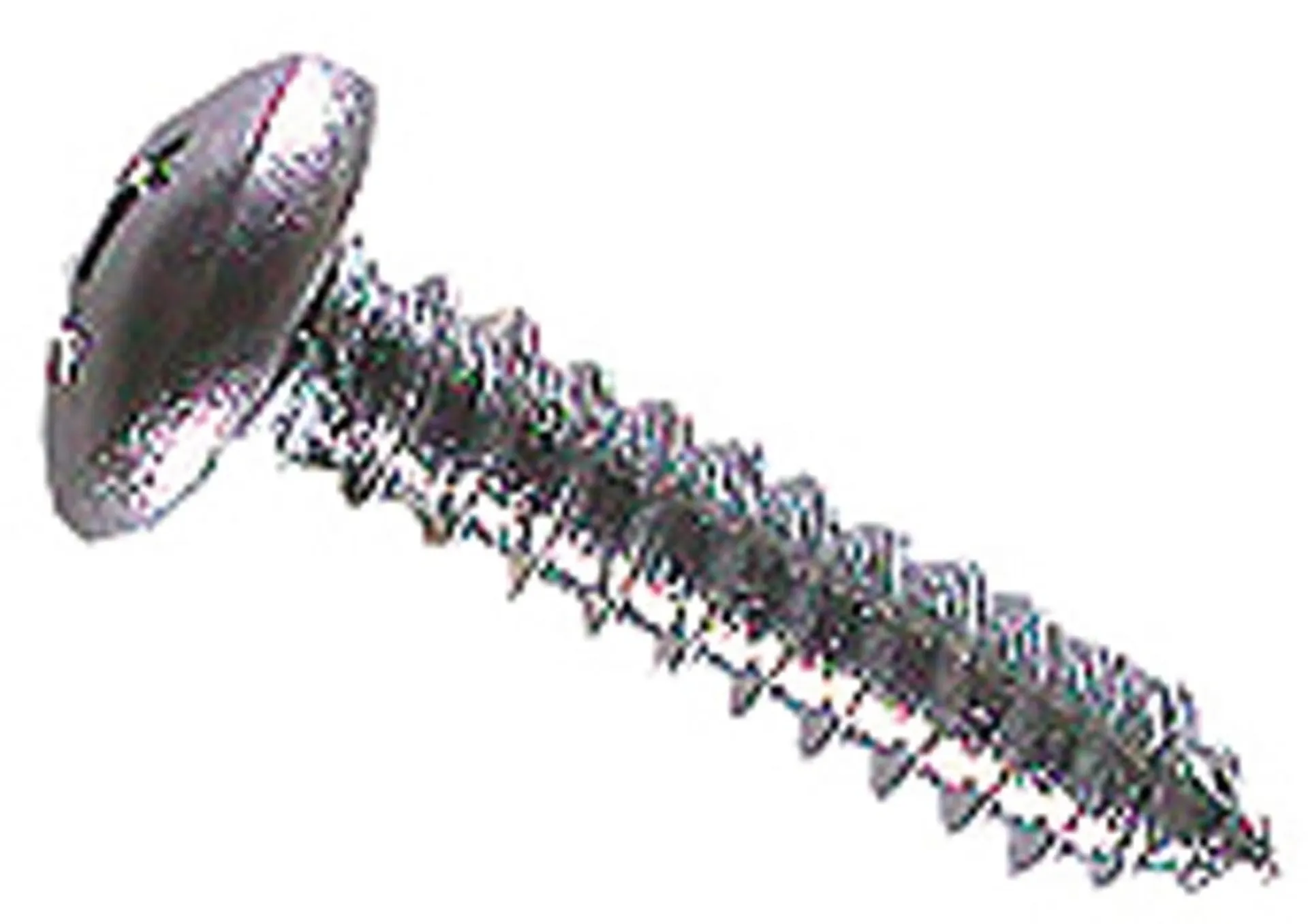 Vis à tôle à tête bombée galvanisée 4.8 x 32
