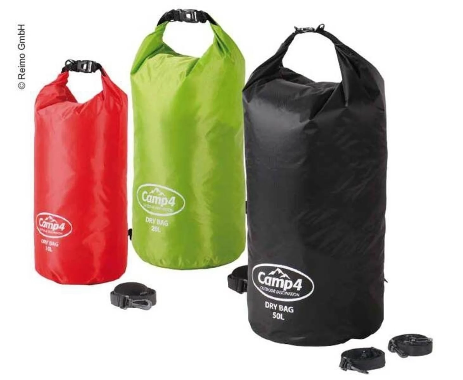 Sac de rangement imperméable avec bandoulière - Dry Pack 20L in Lime
