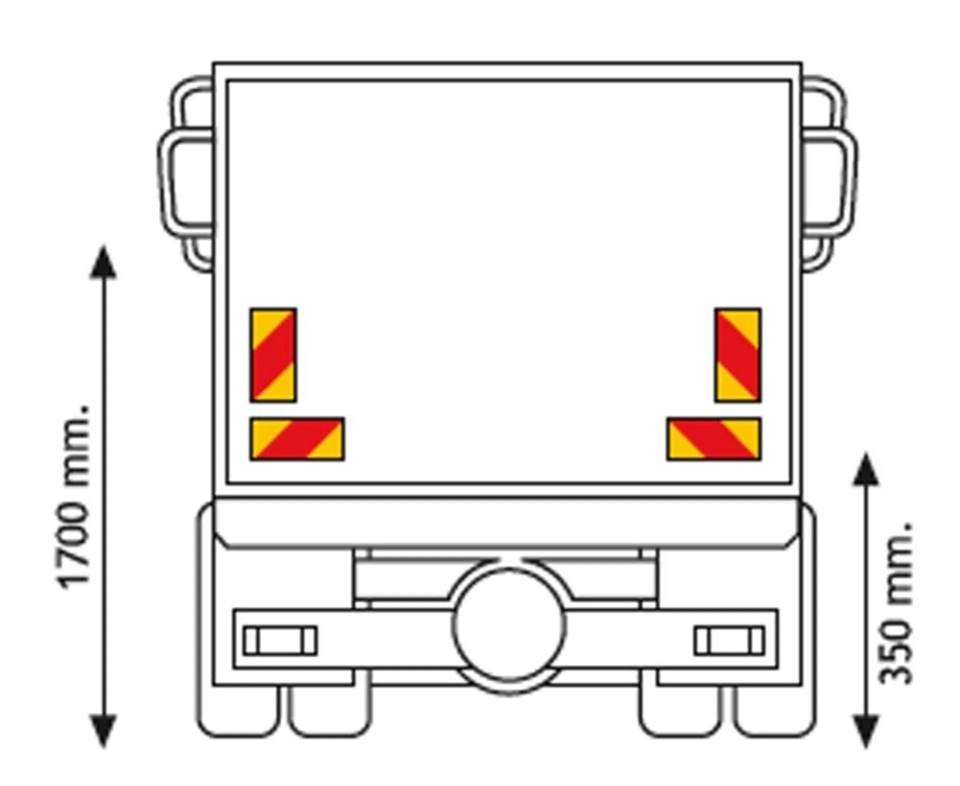 4 feuilles pour véhicules de traction autocollantes/réfléchissantes