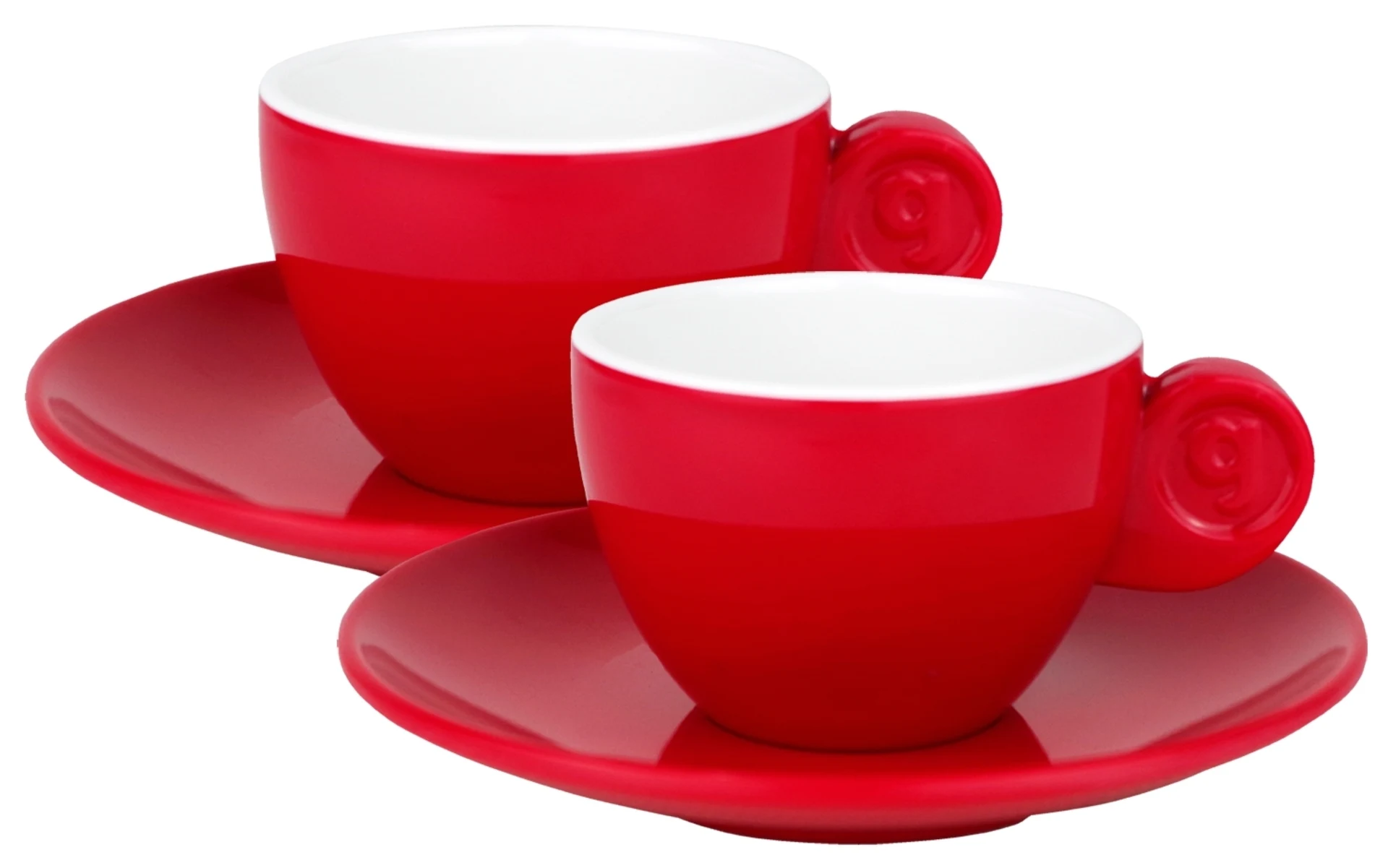 Gimex Tasses à espresso, set de 2, rouge