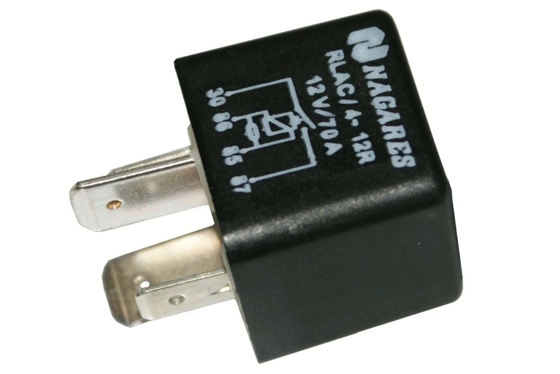Mini-Powerrelais mit Widerst. 12V 70A