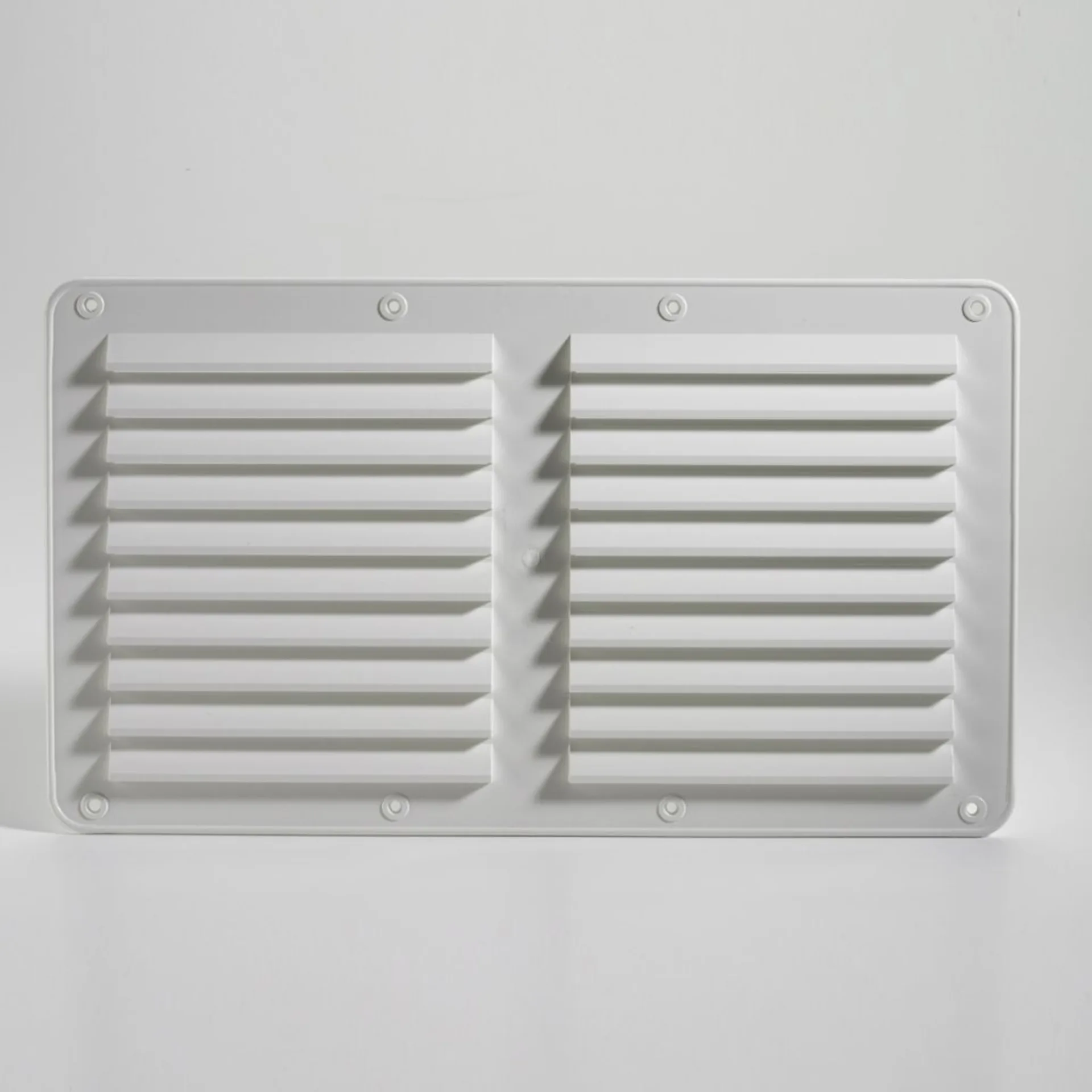 Kiemenlüfter weiss, 385 x 220 mm