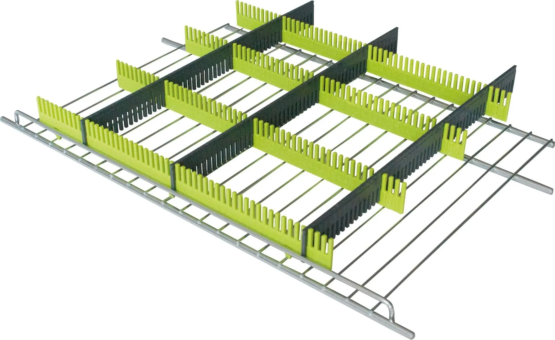 Purvario by Dörr Stauleisten für Kühlschränke 8er Set anthrazit / lime
