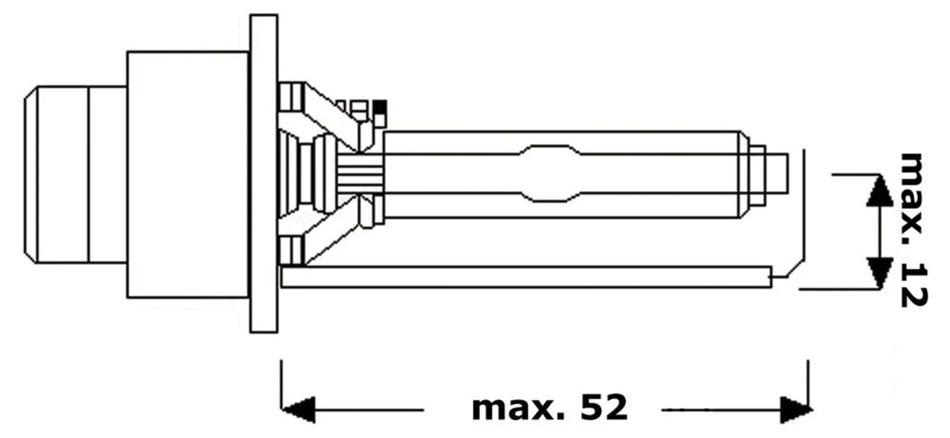 Osram Gasentladungslampe Xenarc D4S 35W