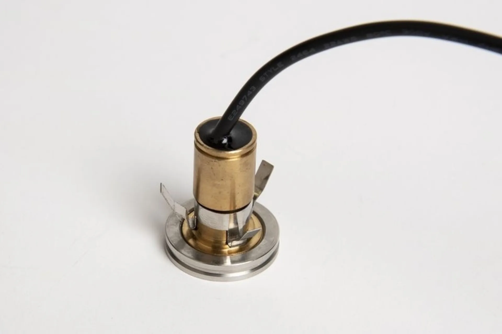 Mini spot LED encastrable en acier inoxydable 12V, diamètre 28mm, 1W