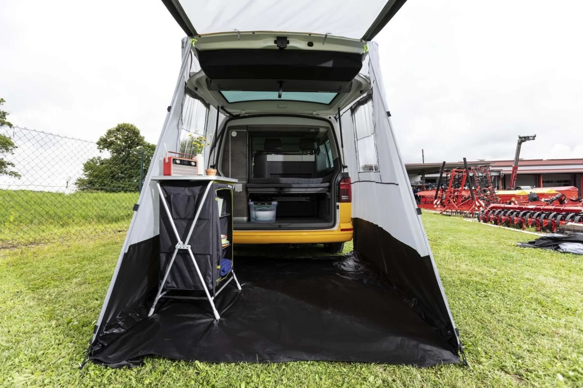 Berger Tonale Rear Bus Heckzelt VW T5 / T6 grau/ schwarz