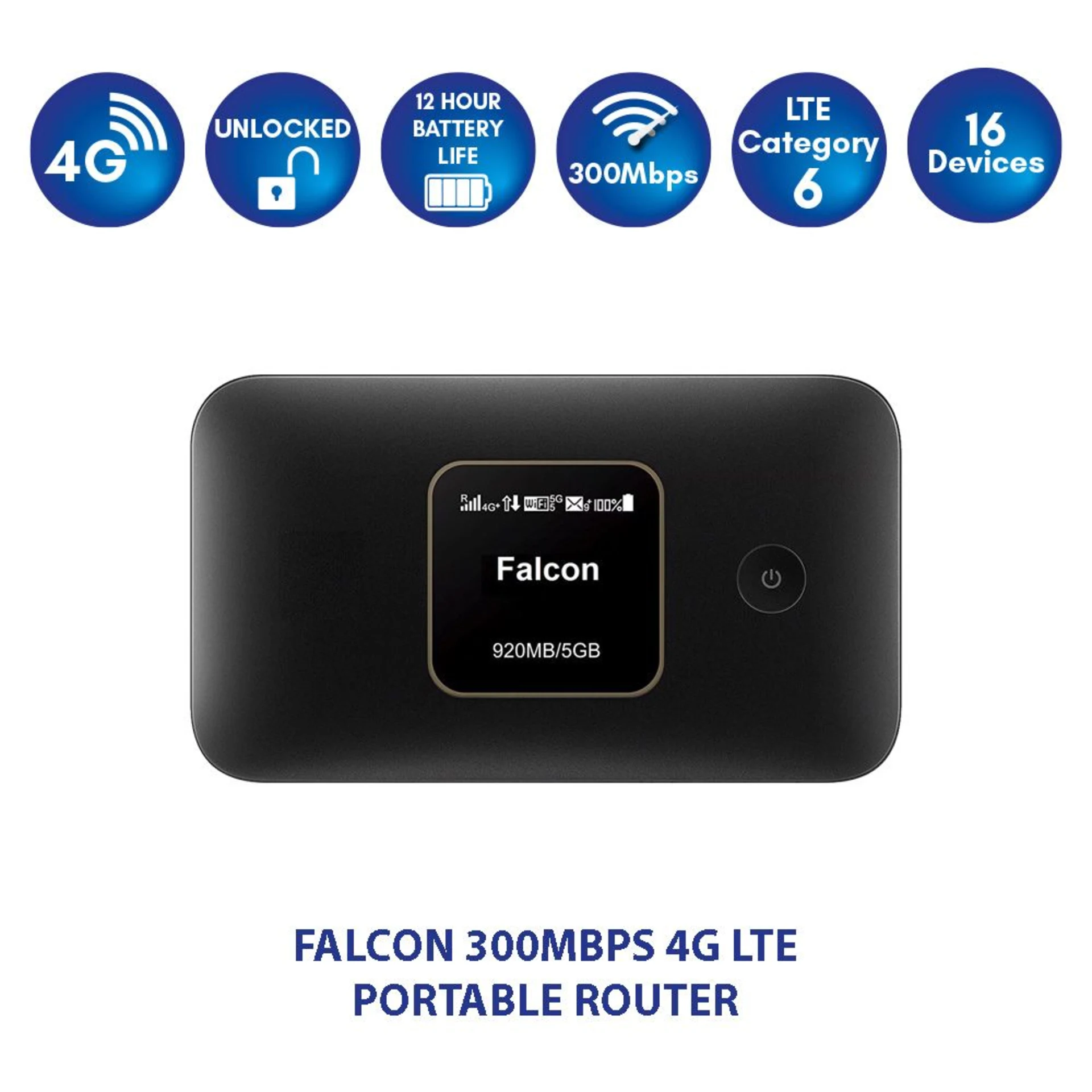 Falcon DIY 5G LTE tragbare Internet Fensterantenne mit mobilem 300 Mbit/s 4G Router
