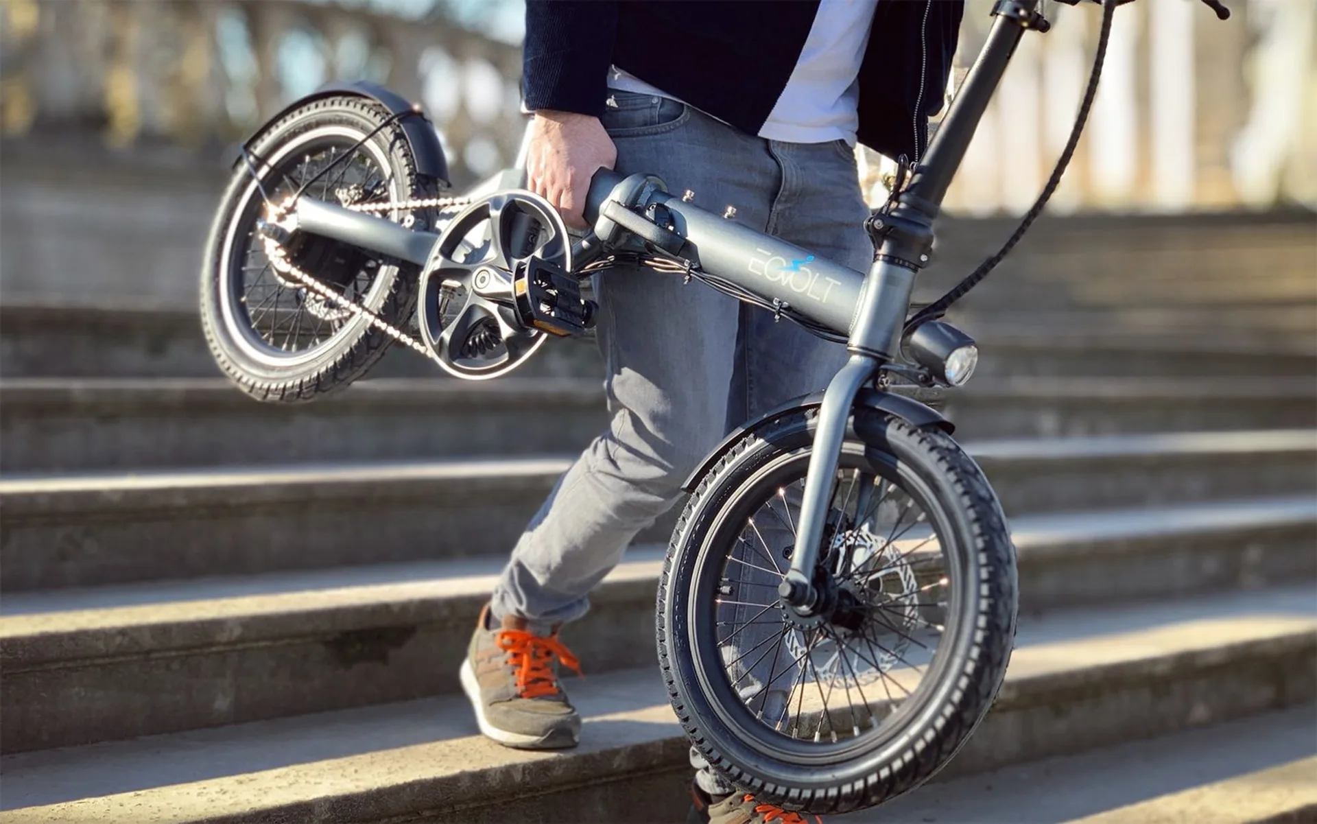 Eovolt City Anthracite Vélo électrique pliable