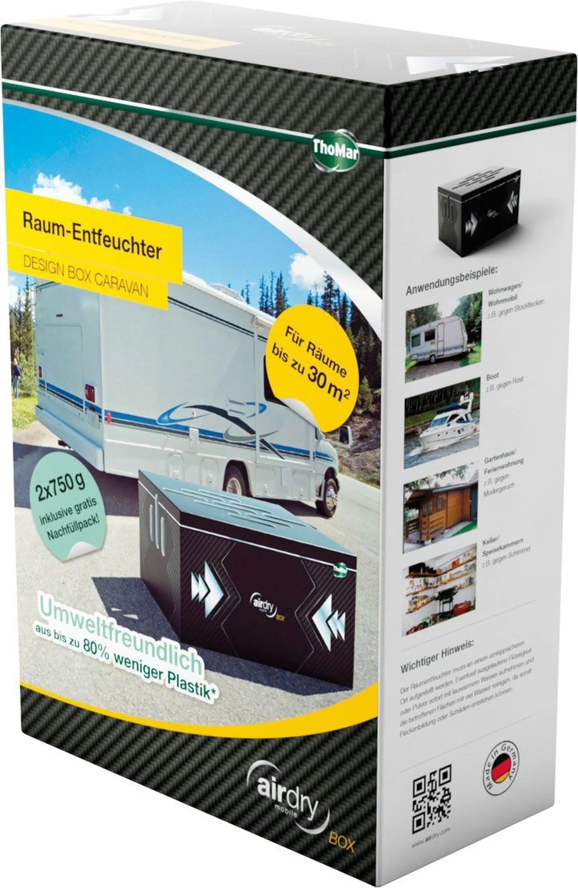 Thomar airdry mobile Design Box Caravan Raum-Entfeuchter