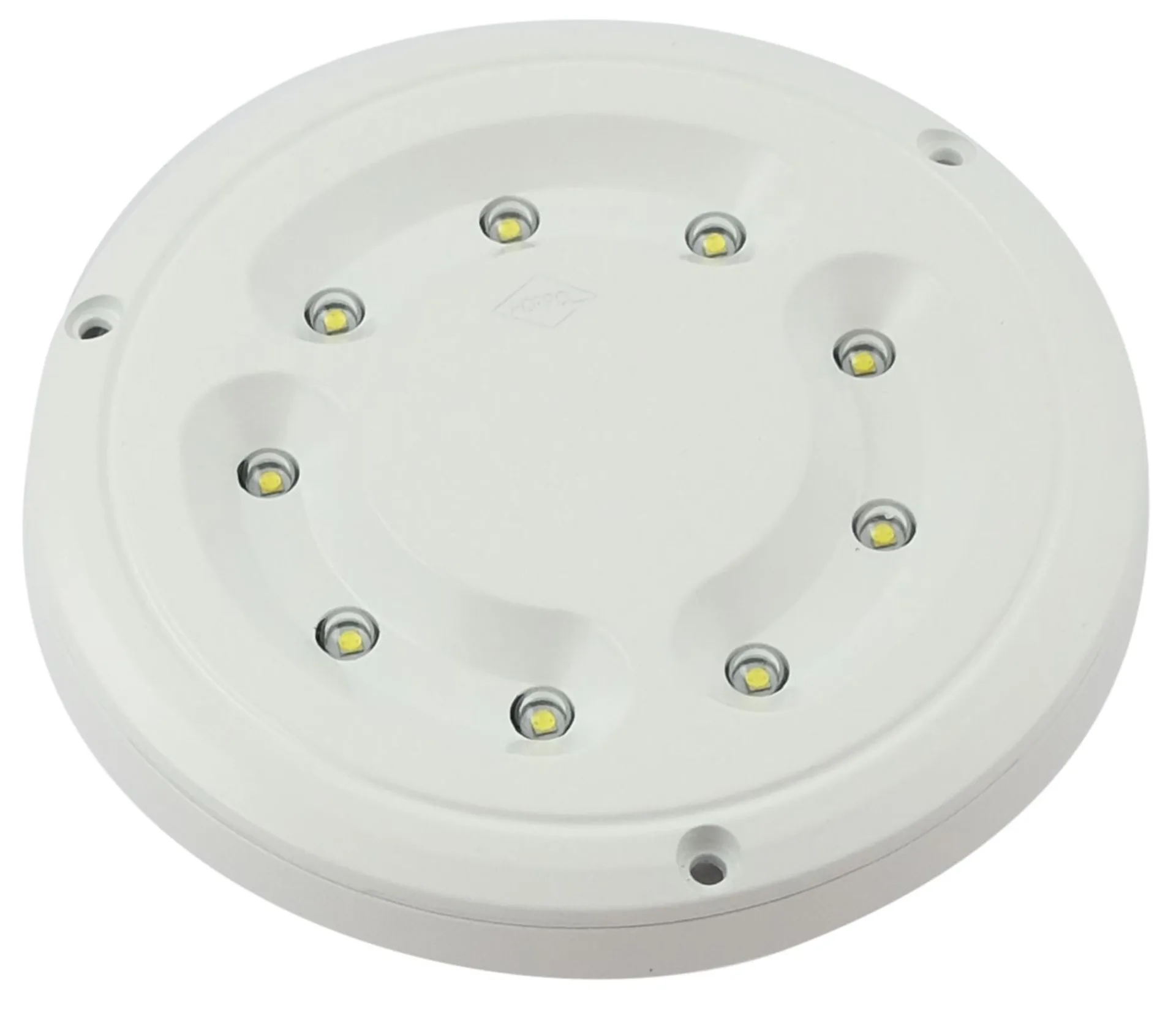 LED-Innenleuchte rund 12/24 V für Auf - oder Einbaumontage Ø 147 / 142.5 mm, 1650 lm, 4’900 K, IP65
