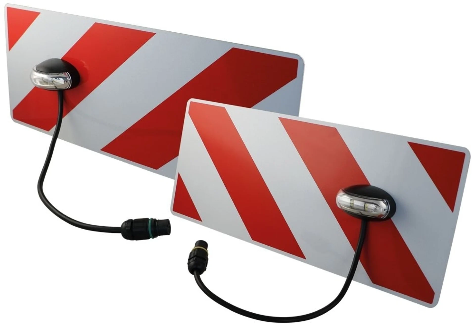 Jeu de panneaux d'avertissement avec lampes LED pour grande largeur