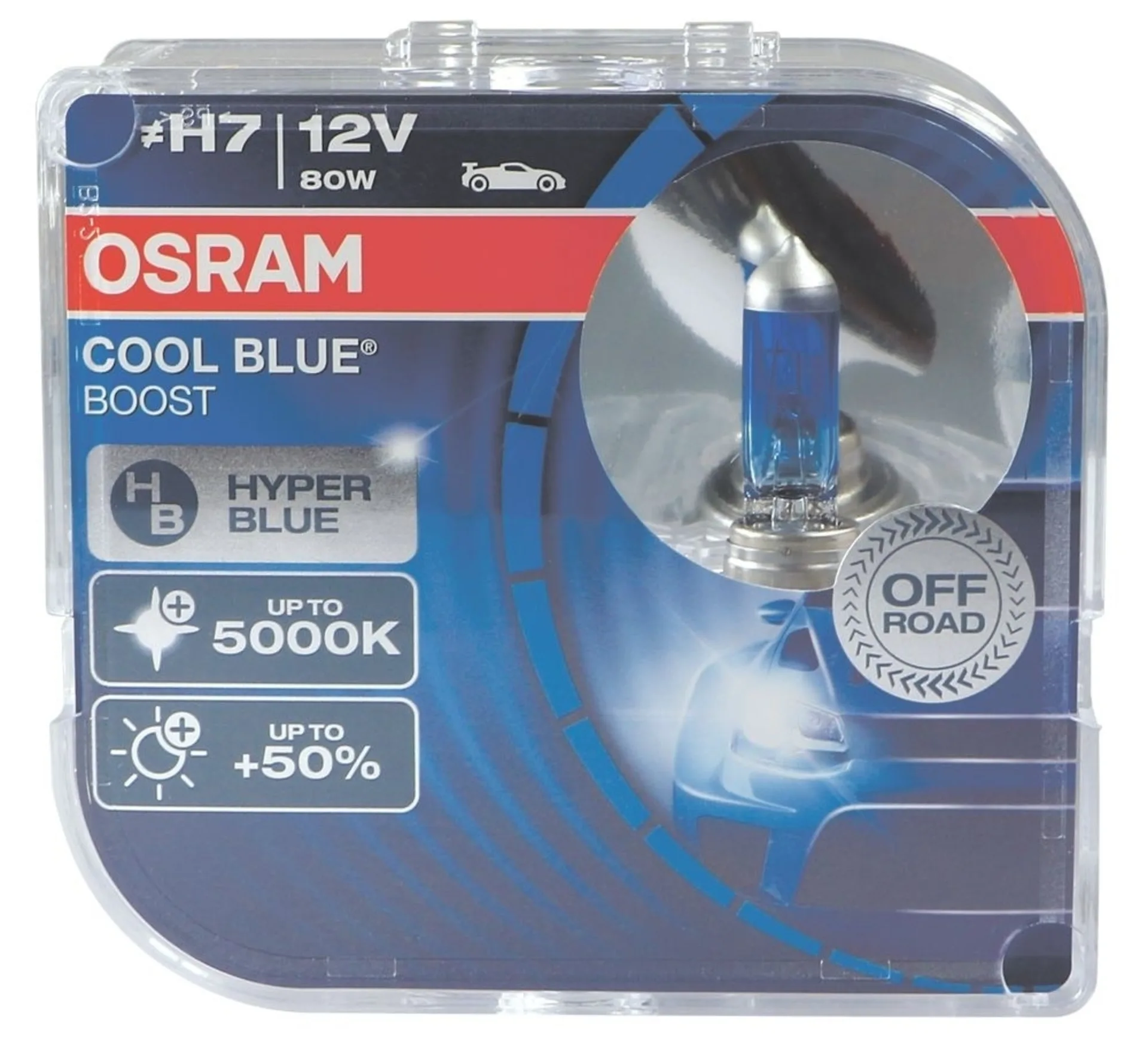 2 x Osram ampoules H7 12V 80W CBB