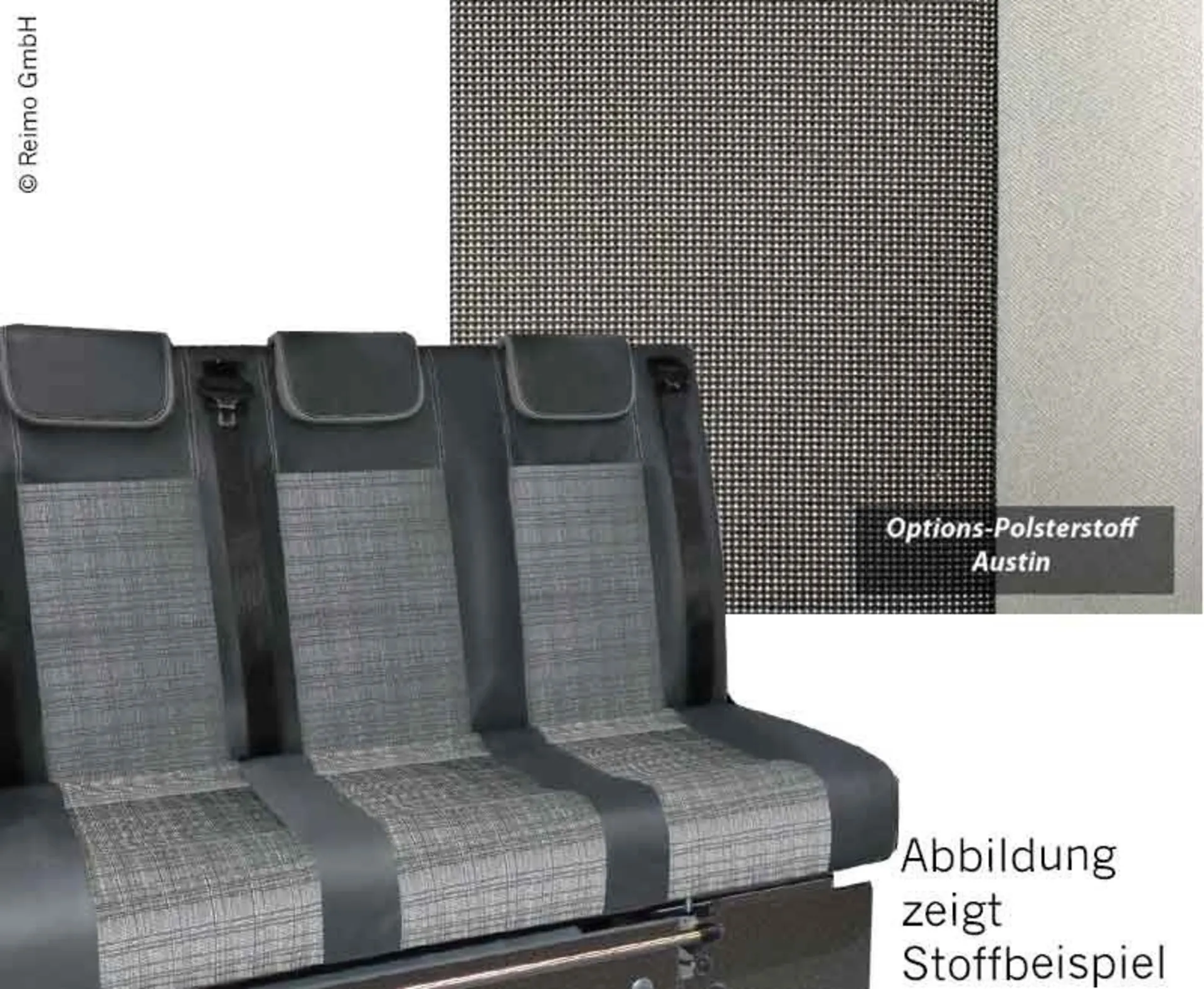 Schlafbank VW T5 KR und L R. Camping-Bus Trio Style für 2 Wärmetauscher