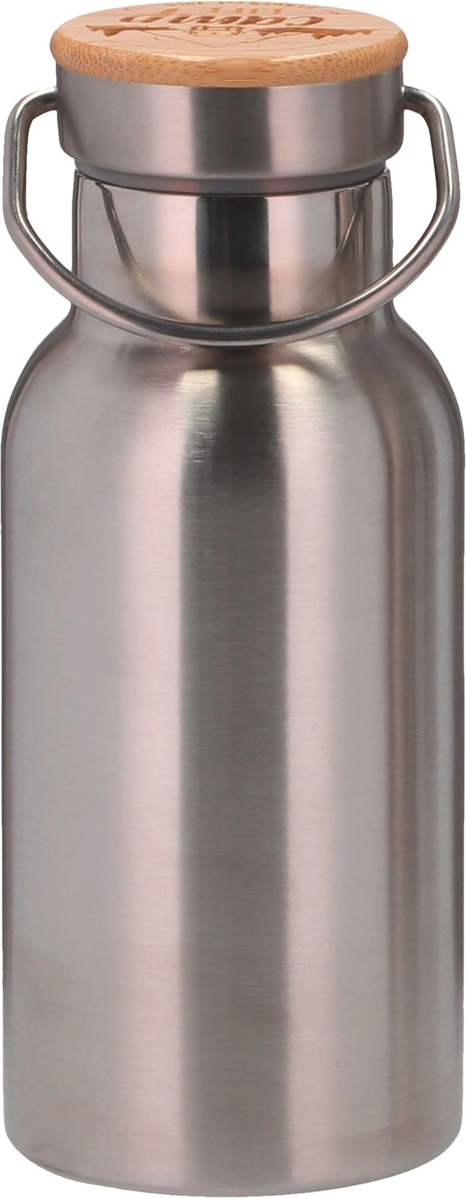 Camplife Isolierflasche mit Bambusdeckel 350 ml
