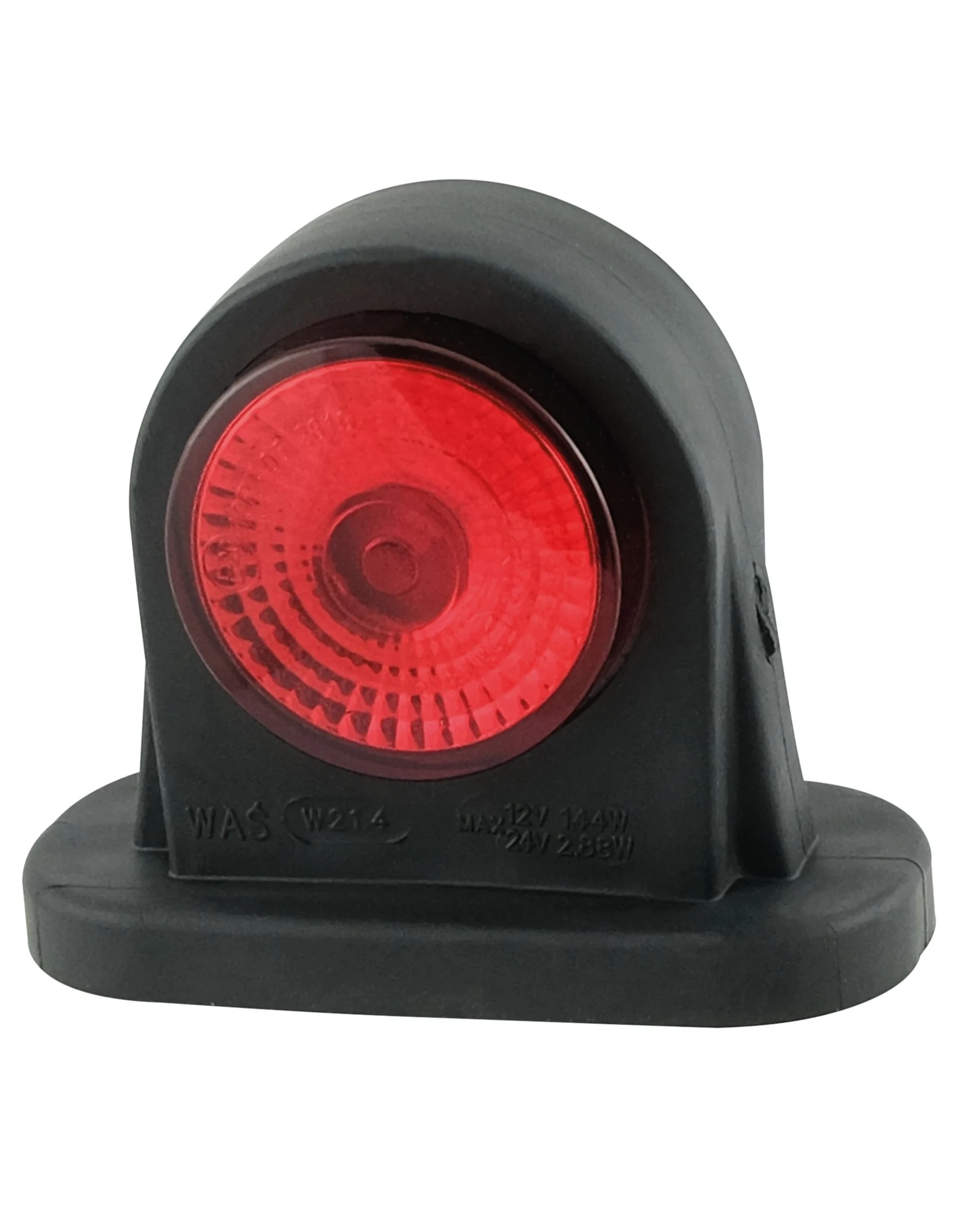 WAS - LED-Umrissleuchte 12/24V rt/ws 97 x 78 mm, L+R, Kabel 1’500 mm