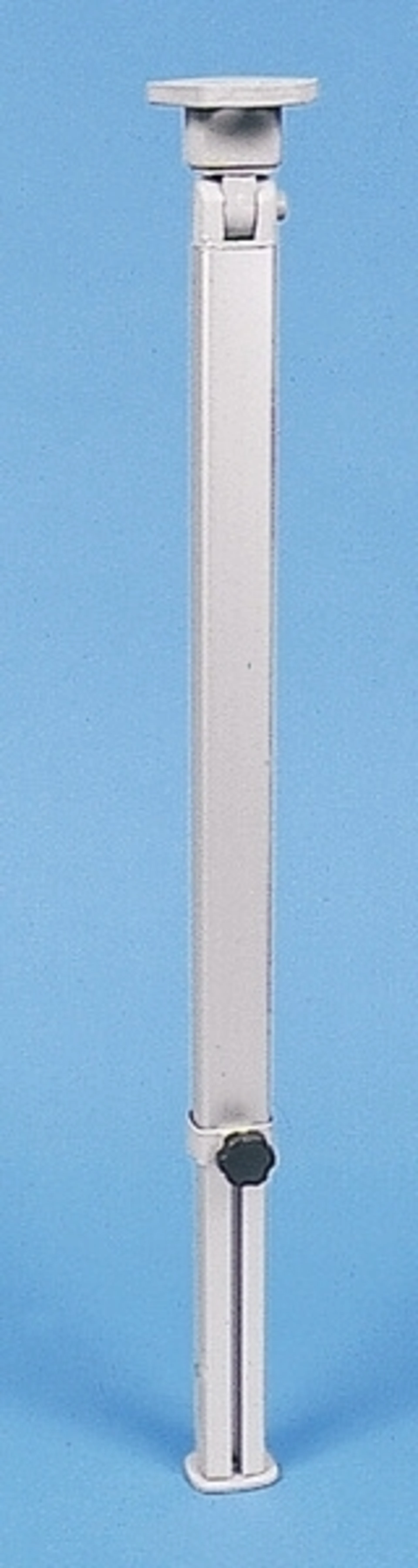 Klapptischfuß Silber - Höhe 555 - 765 mm - Gelenk oben