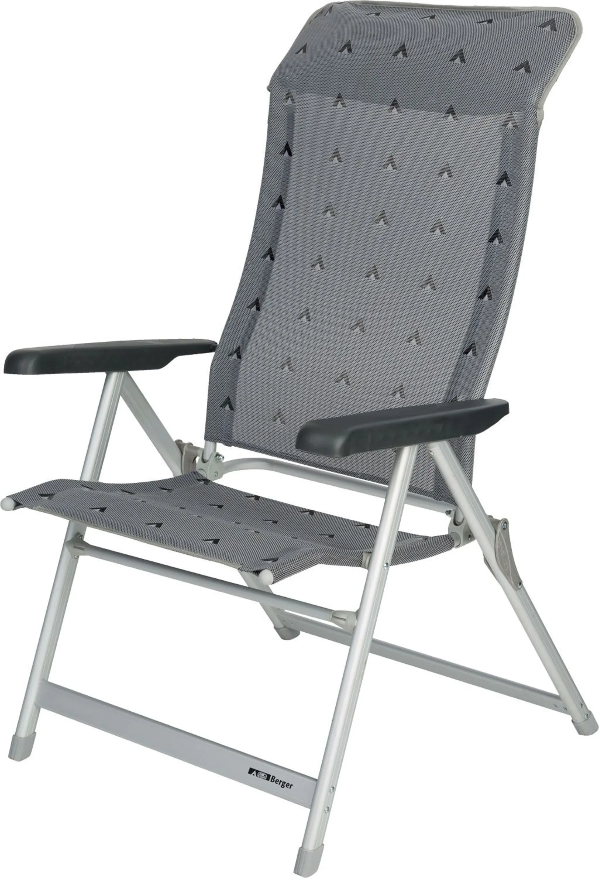 Berger Luxus XL fauteuil pliant gris