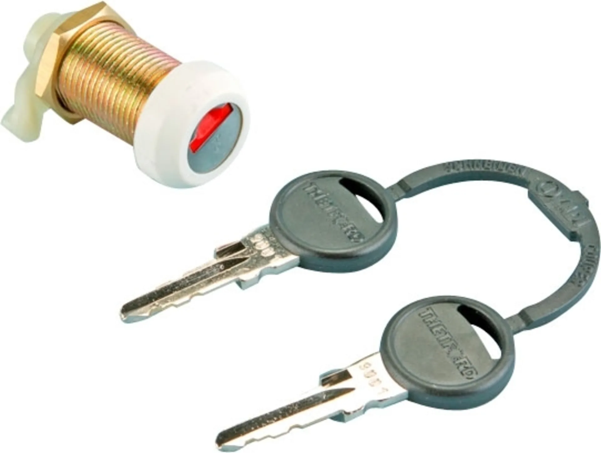 Serrure cylindrique Thetford pour porte de service modèle 2