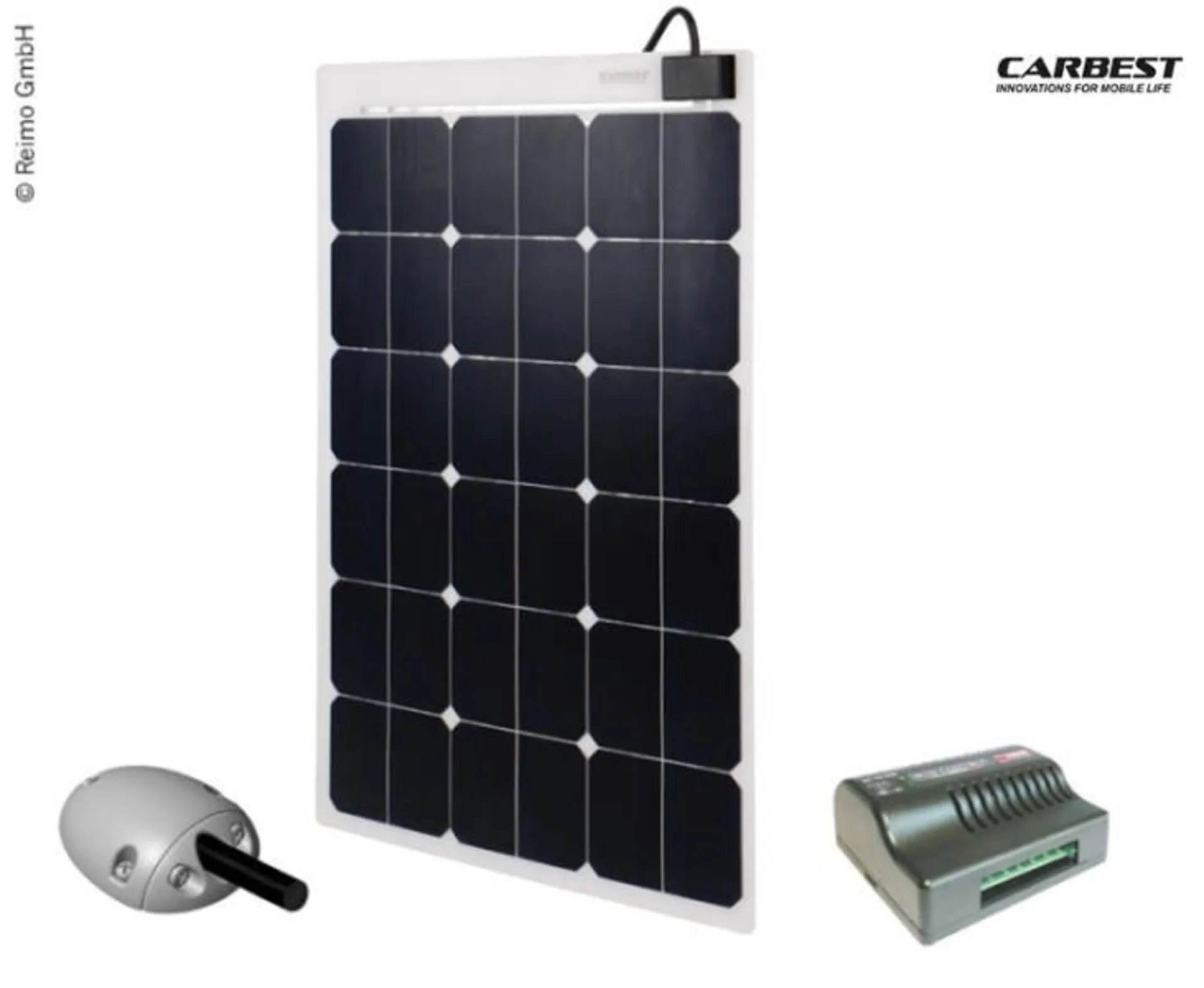 Carbest Solar Set 12V mit Hochleistungsmodul - 80 bis 160 Watt