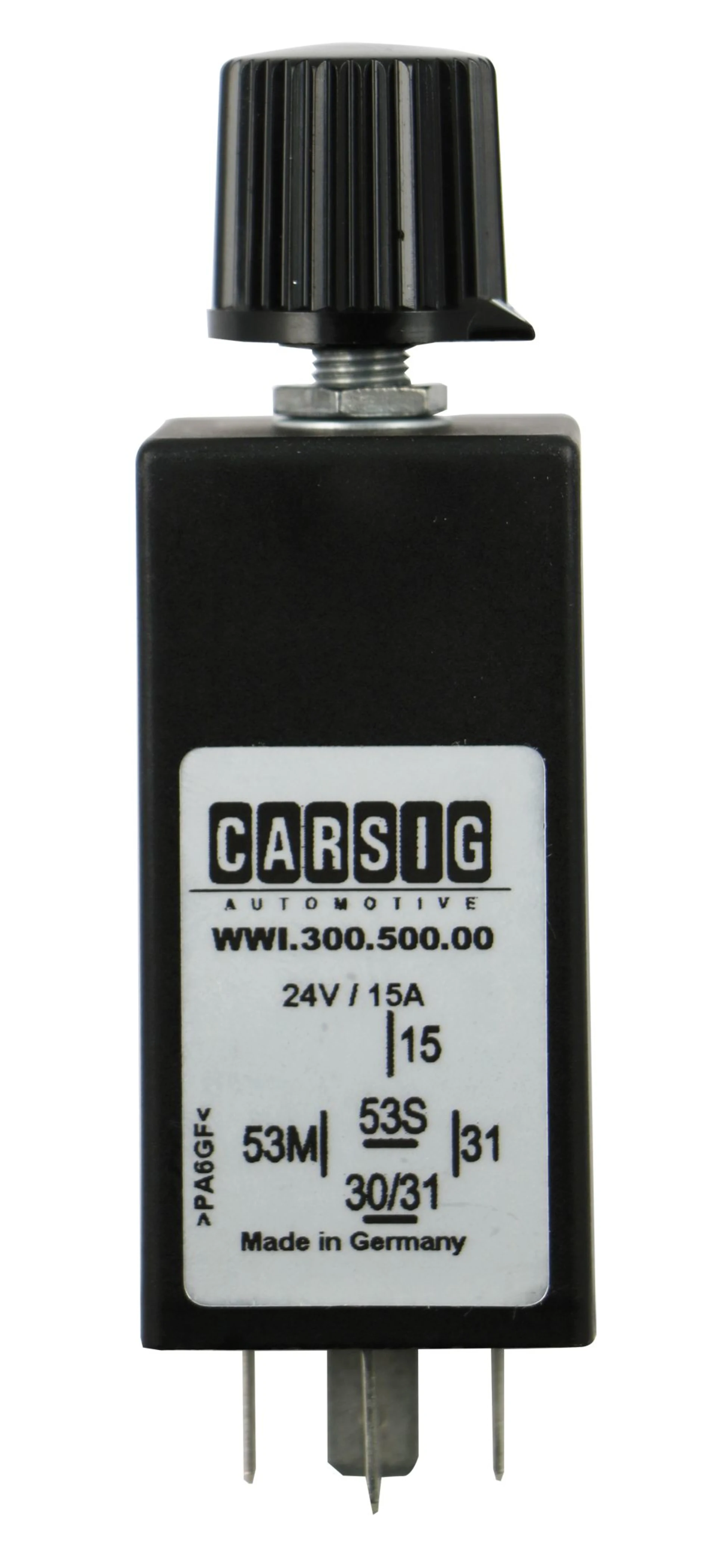 Wischintervallrelais 12/24 V 15 A einstellbar von 3 - 20 Sek. 9 - 30 V