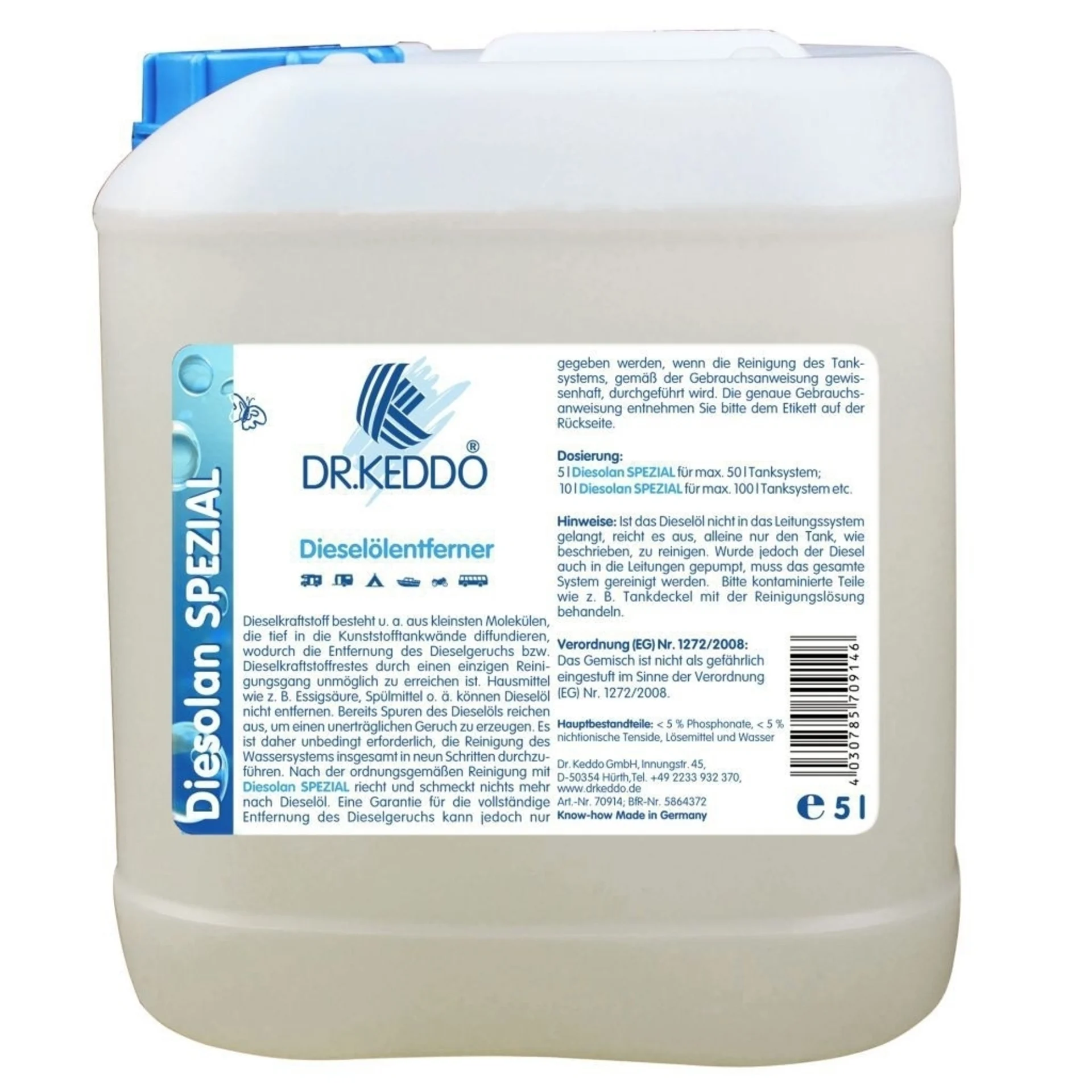 Diesolan décapant pour gazole 5 litres