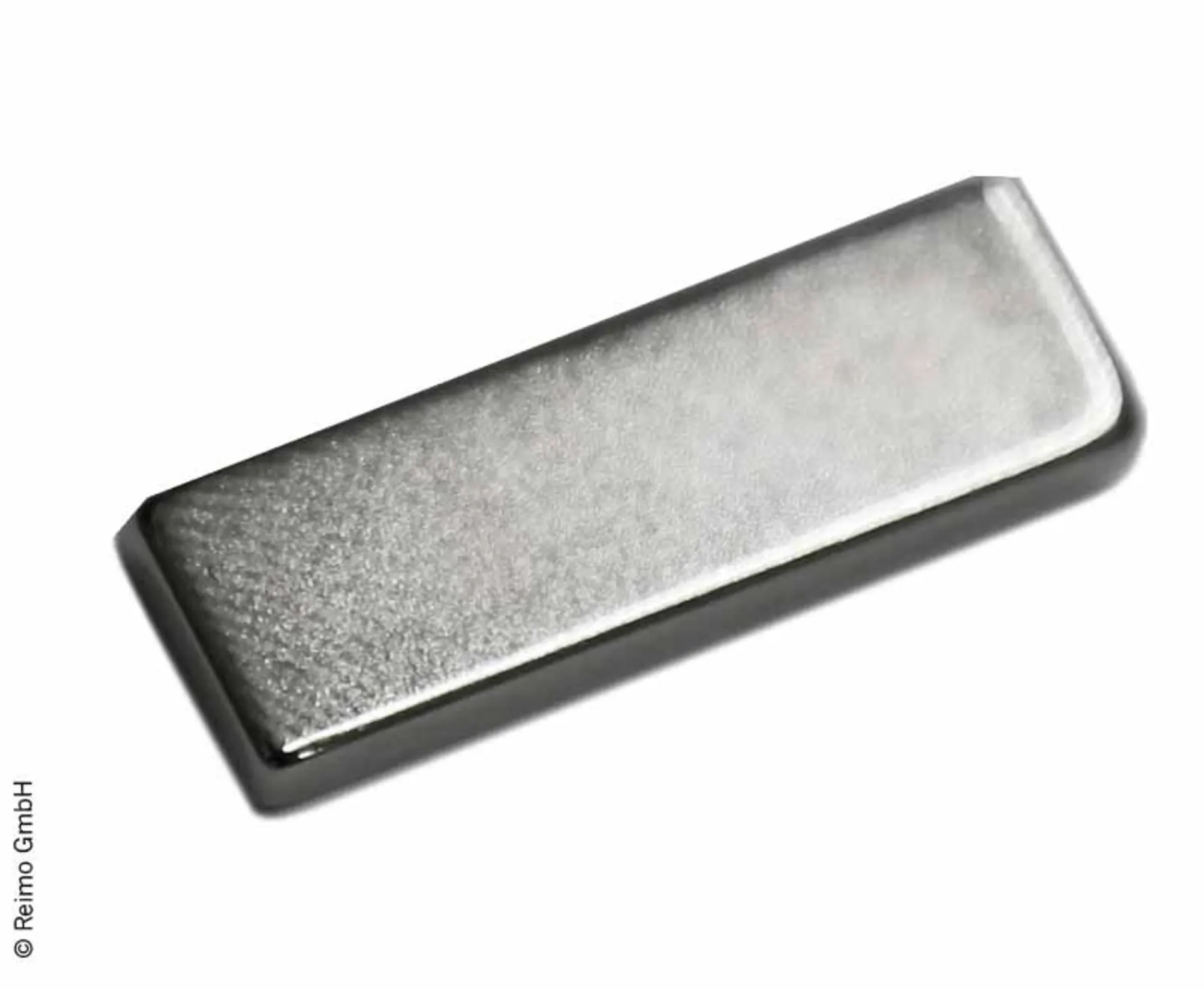 Aimant néodyme 25x8x3mm N40 nickelé