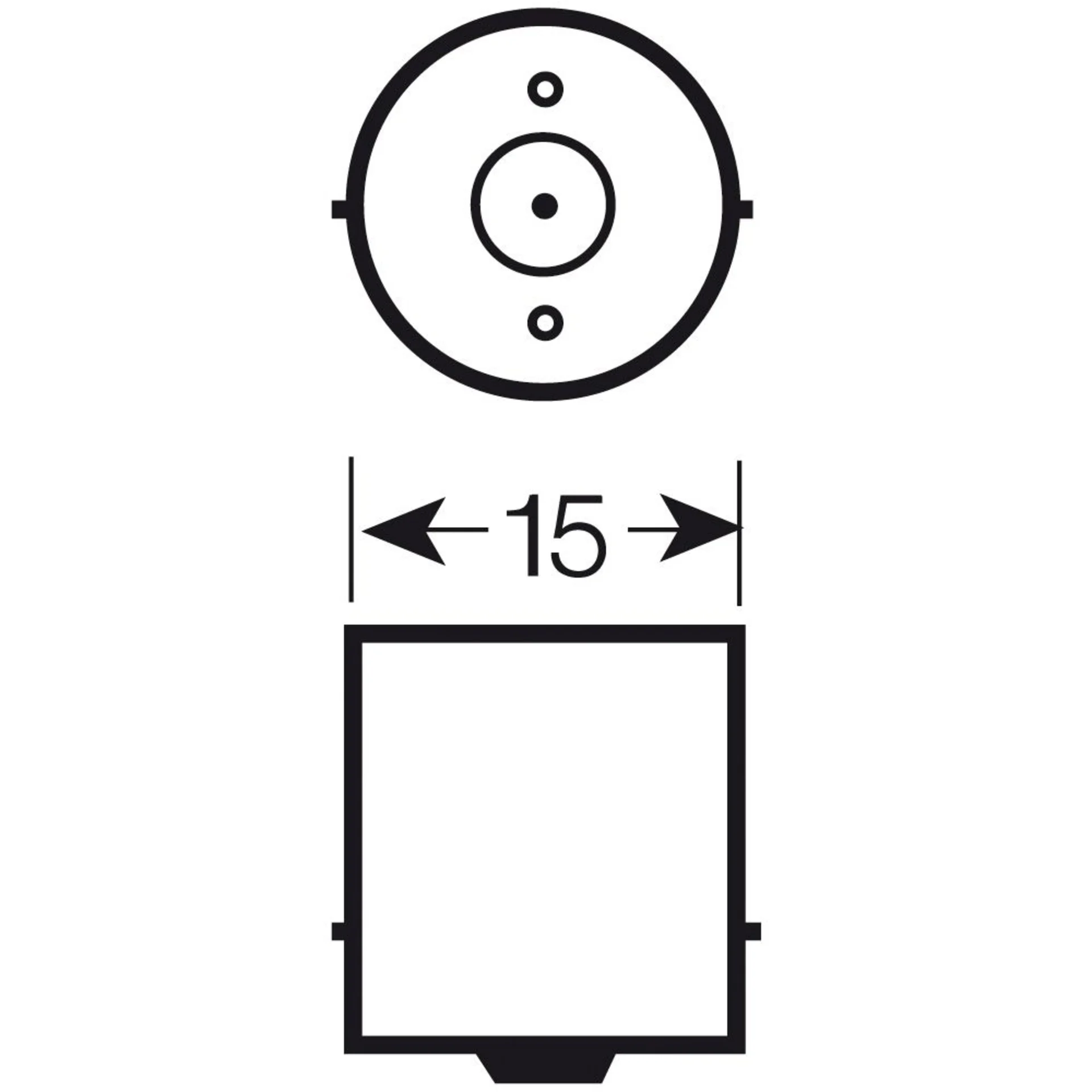 Osram ampoule BA15s 24V 15W
