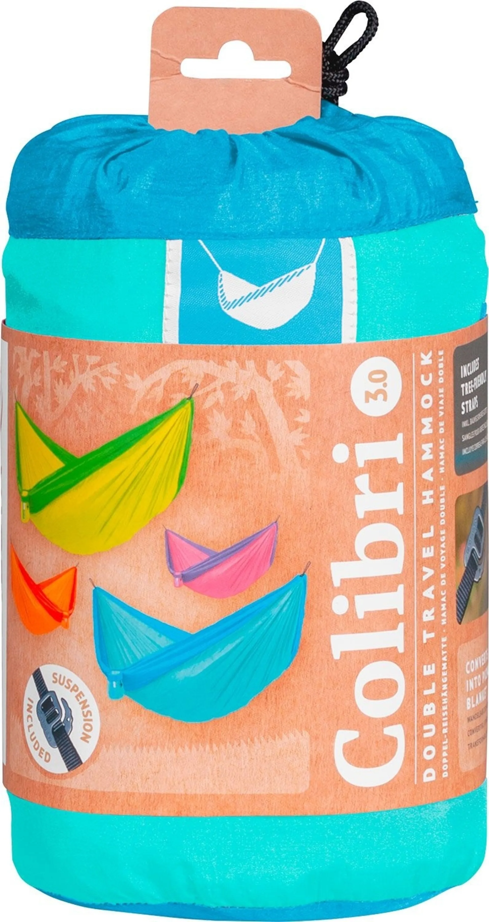 La Siesta Doppel-Reisehängematte Colibri 3.0 Caribic