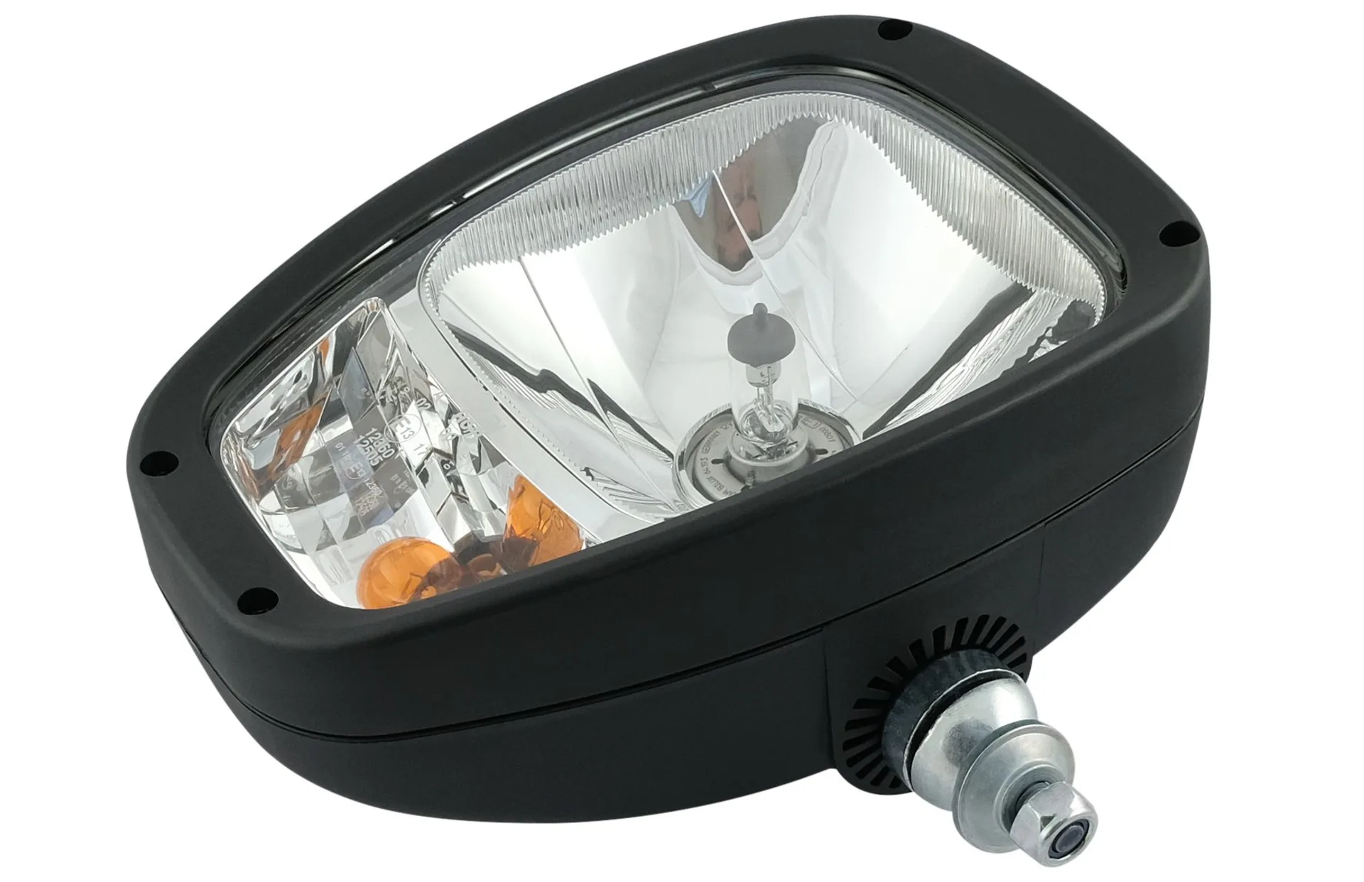 ABL - Halogen Aufbauscheinwerfer rechts 12 V Fern- und Abblendlicht (inkl. Blinker) Bef. unten