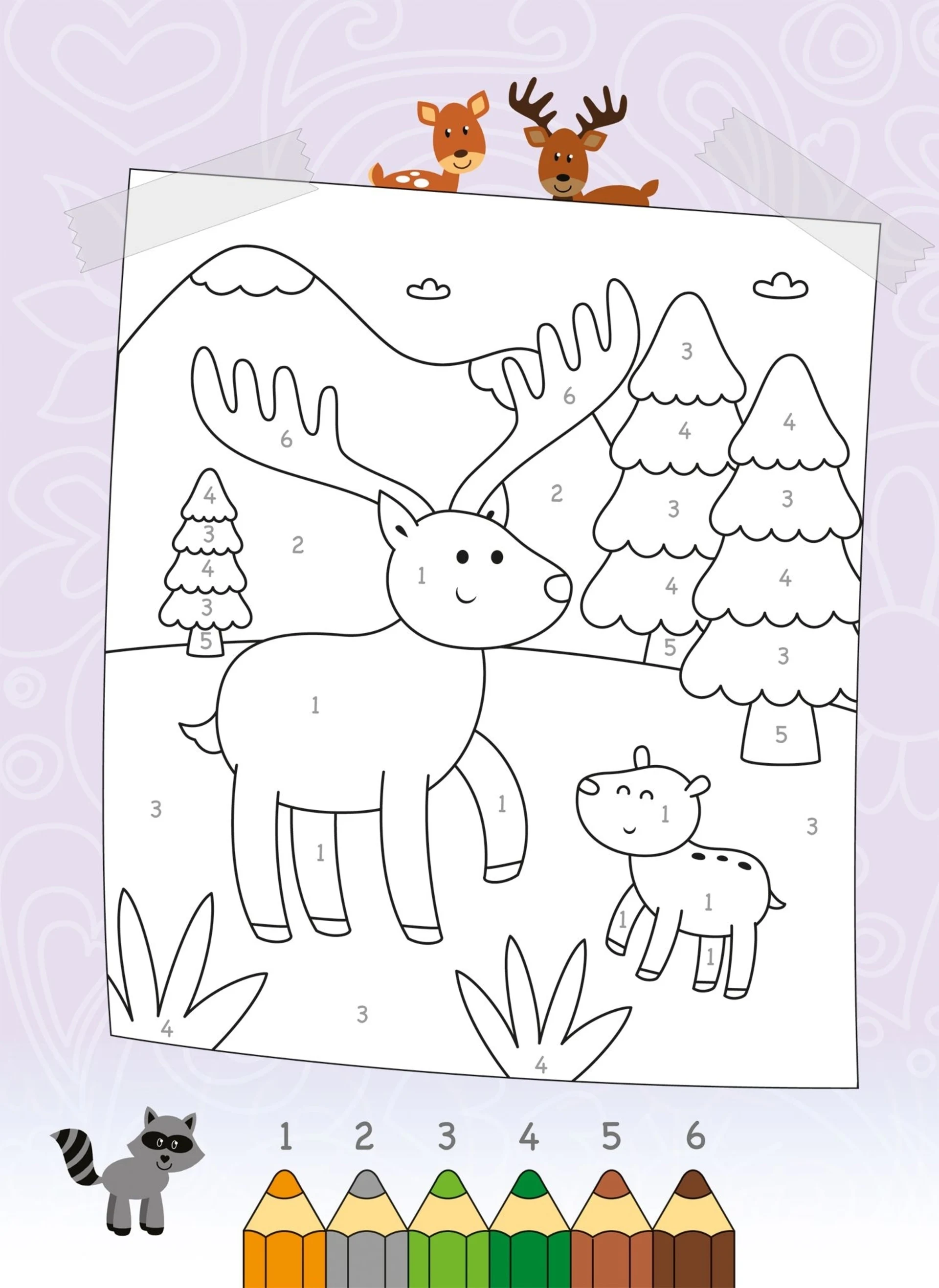 Livres pour enfants Kangaroo : Peindre par numéros - Le lion Livres pour enfants Kangaroo : Peindre par numéros - Le lion