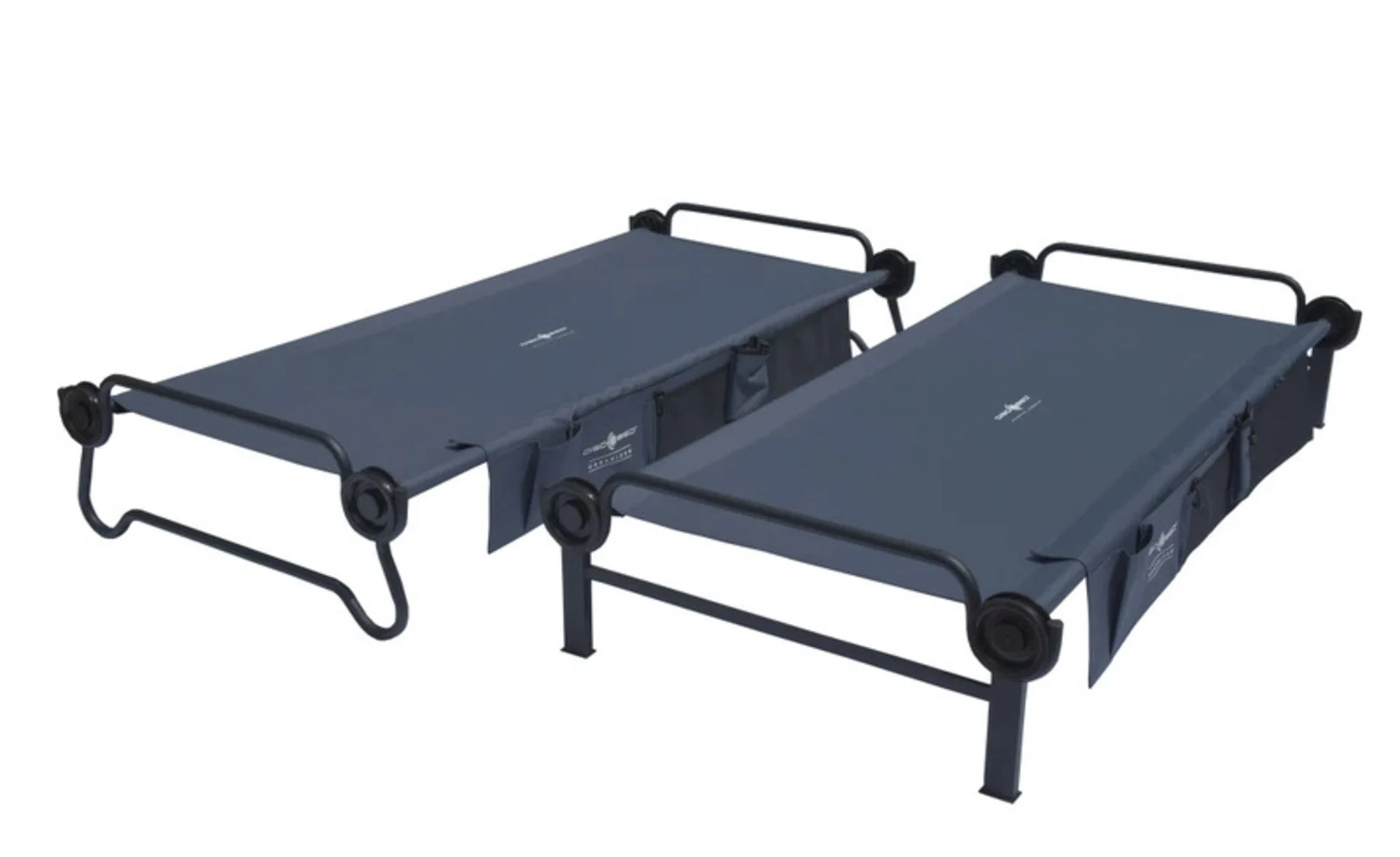 Disc-O-Bed L mit Seitentaschen - Anthrazit
