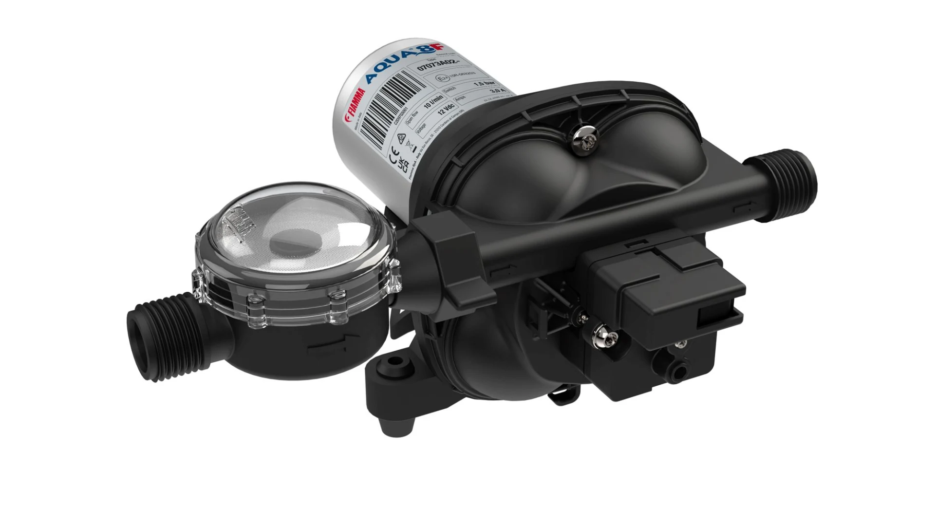 Fiamma Wasserpumpe Aqua 8F geeignet für 12 V Versorgung 10 l / min
