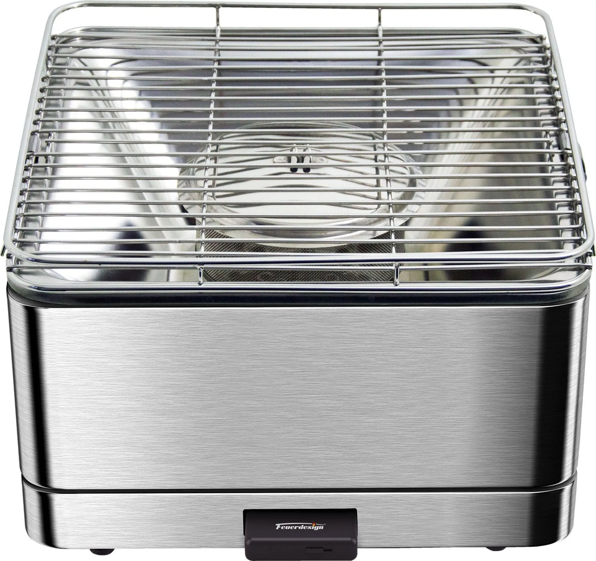 Feuerdesign Teide Holzkohlegrill / Tischgrill Edelstahl