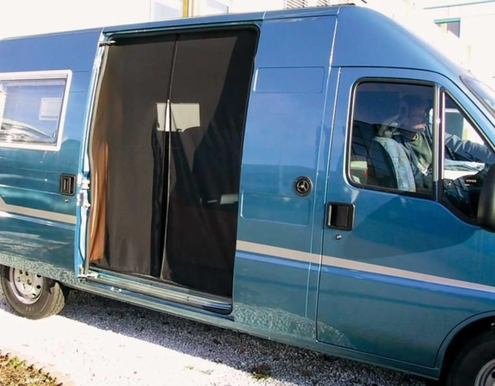 Moustiquaire pour porte coulissante Ducato à partir de l'année de construction 2007 avec toit haut de série