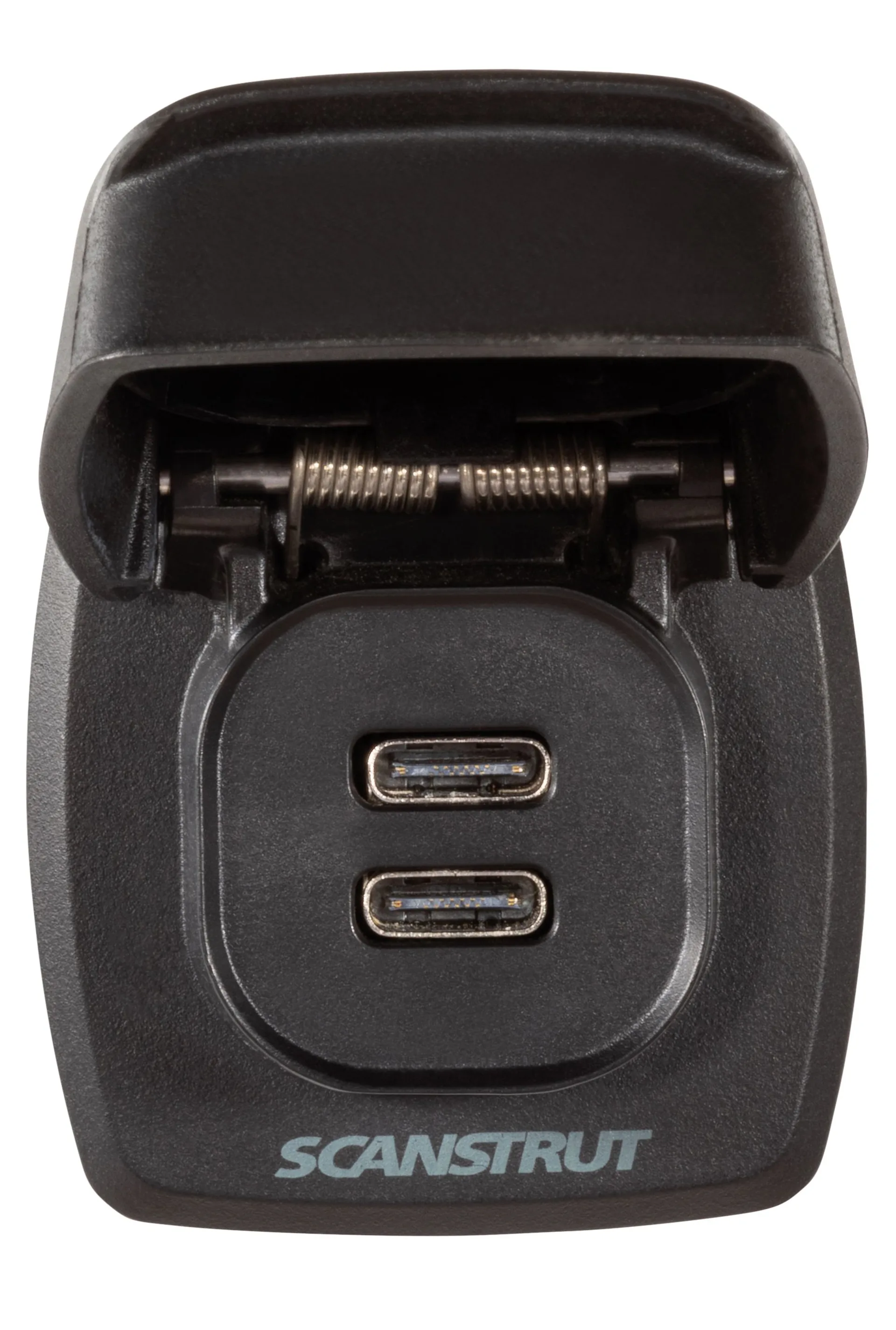 Einbausteckdose - 2 x USB-C ø 32 mm, 12 V 36 W, 24 V 60 W