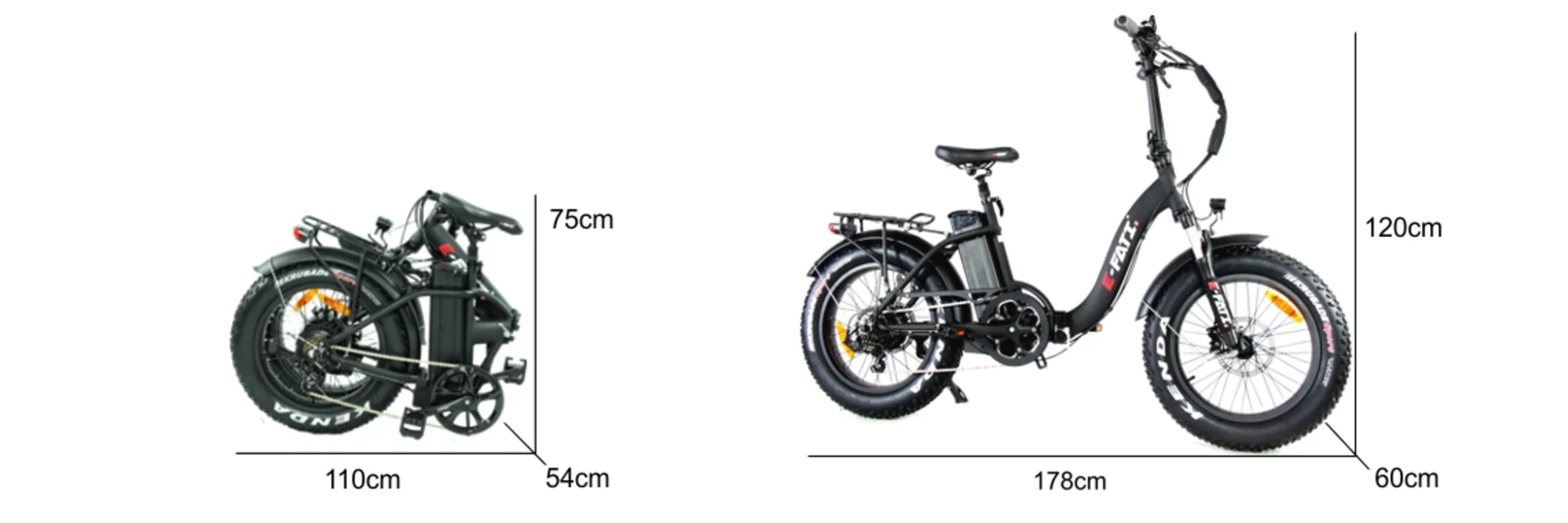 E-FATI LU 500W 48V schwarz matt