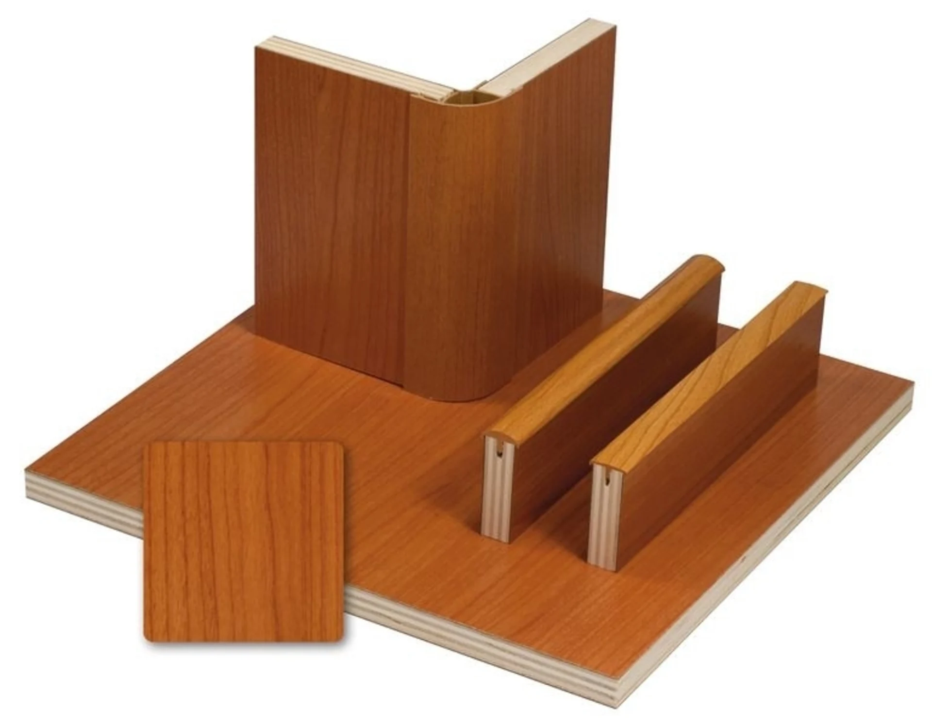 Kirsche Möbelbauplatte mit HPL-Schichtstoff - Farbliche Highlights setzen