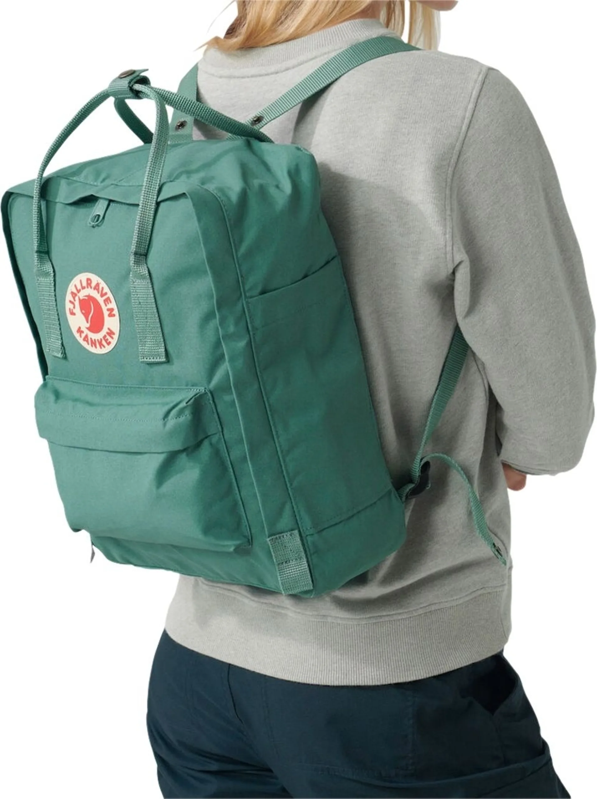 Sac à dos Fjällräven Kanken 16 litres, couleur Frost Green Sac à dos Fjällräven Kanken 16 litres, couleur Frost Green