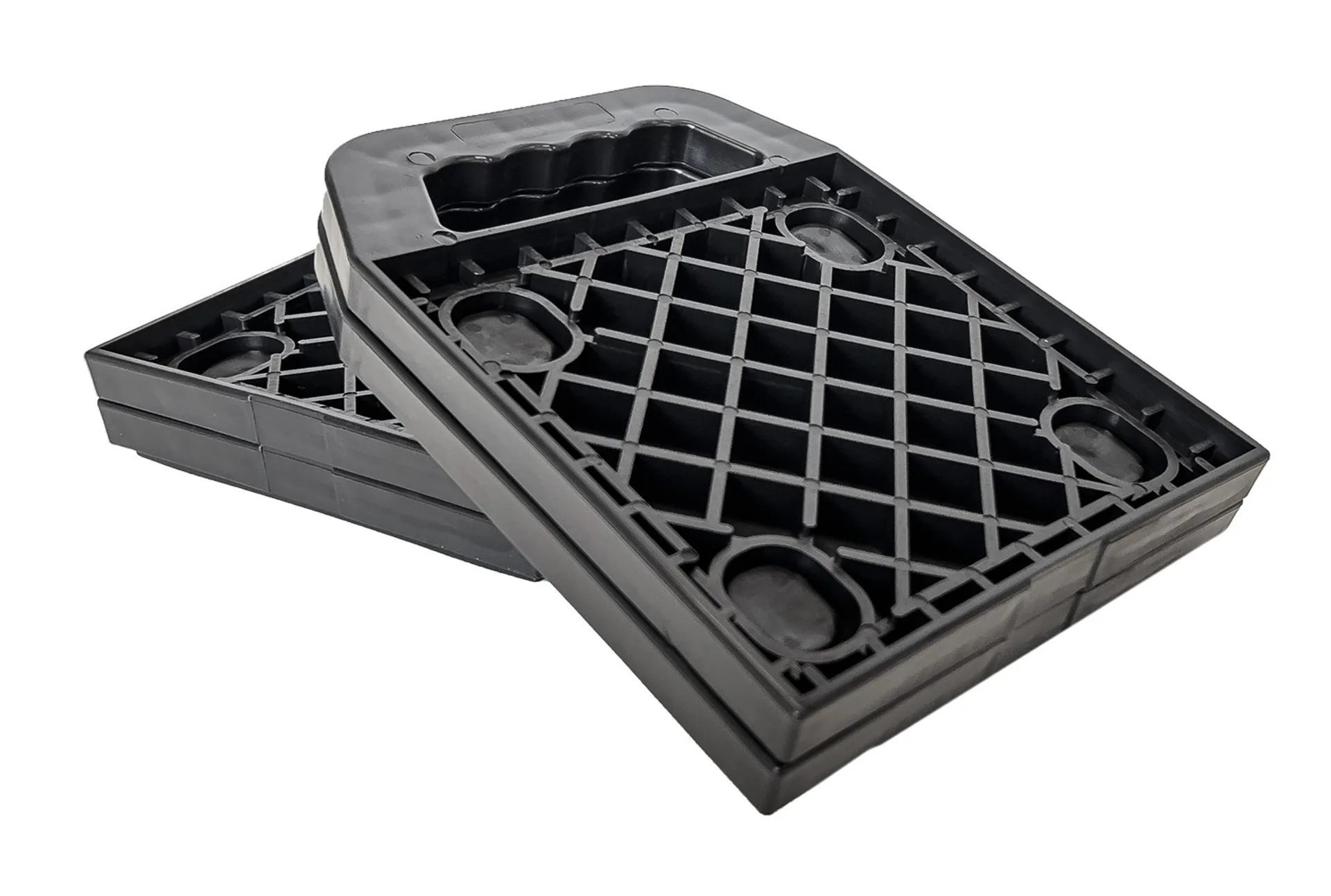 Outmove Stützplatten 4er Set Universal - schwarz