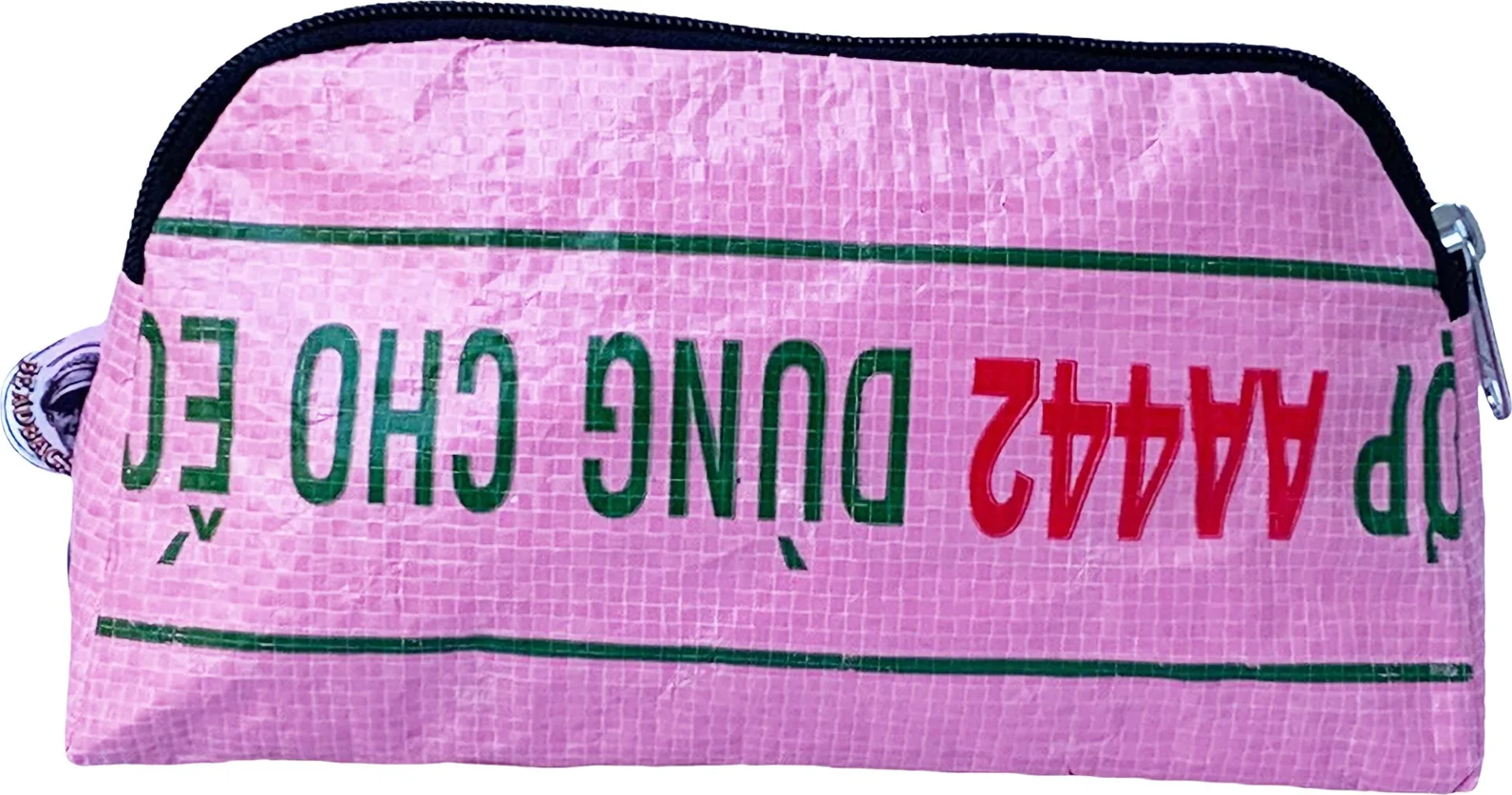 Beadbags Kosmetiktasche aus recycelten Reissack rosa Beadbags Kosmetiktasche aus recycelten Reissack rosa