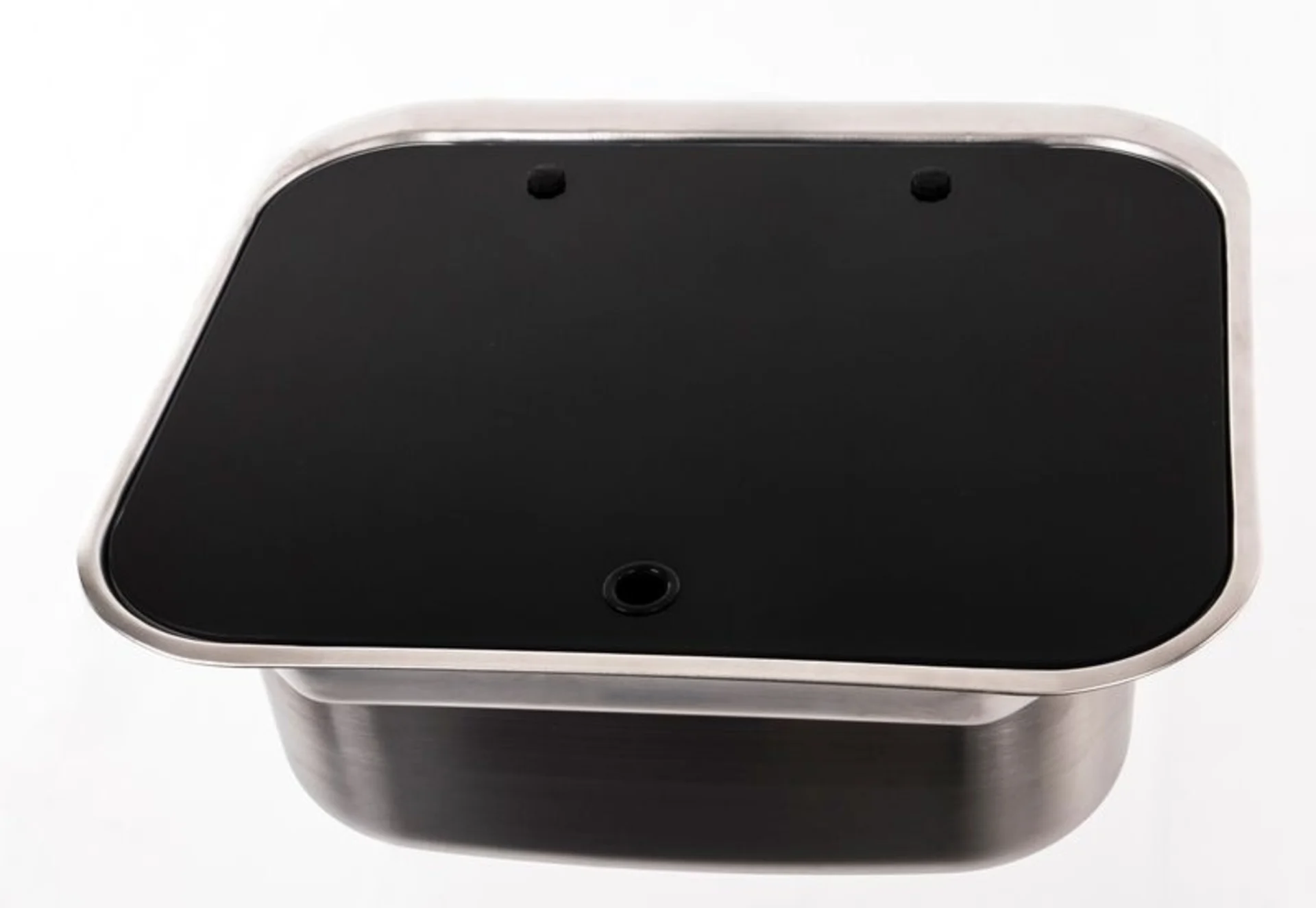 Spüle mit 1-teiliger Glasabdeckung